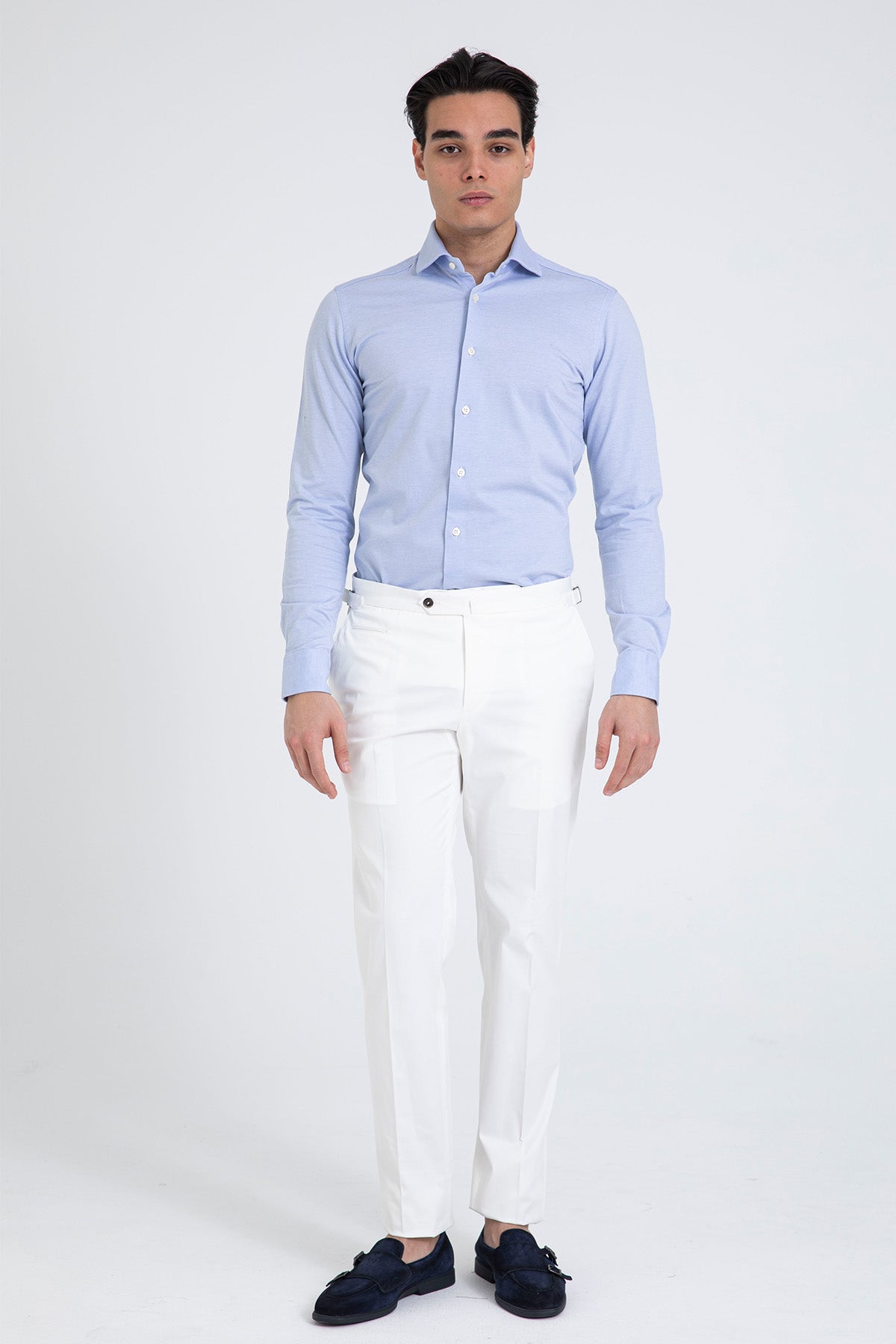 Pantaloni Torino Slim Fit Yandan Cepli Streç Pantolon