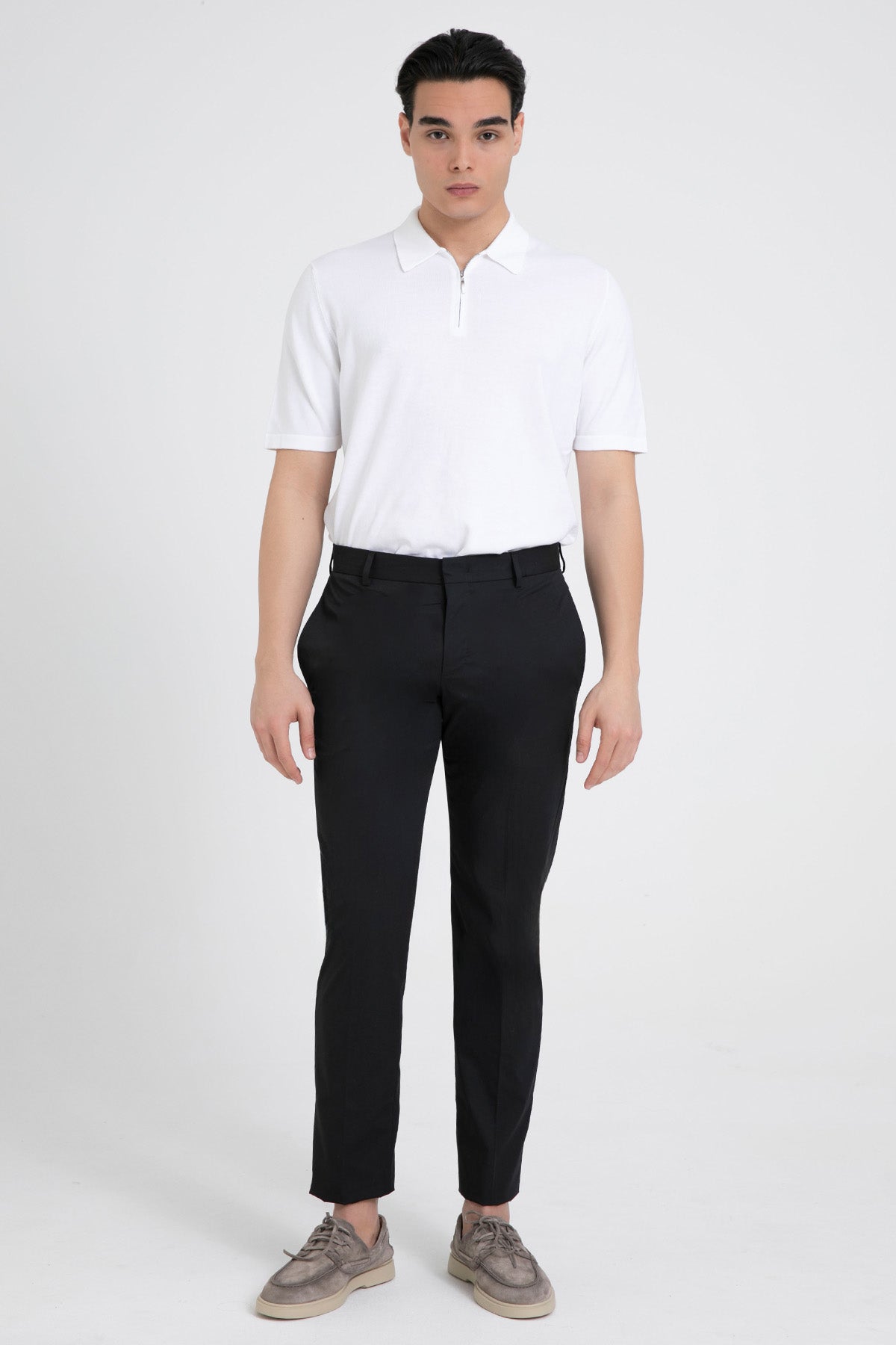 Pantaloni Torino Epsilon Yandan Cepli Streç Pantolon