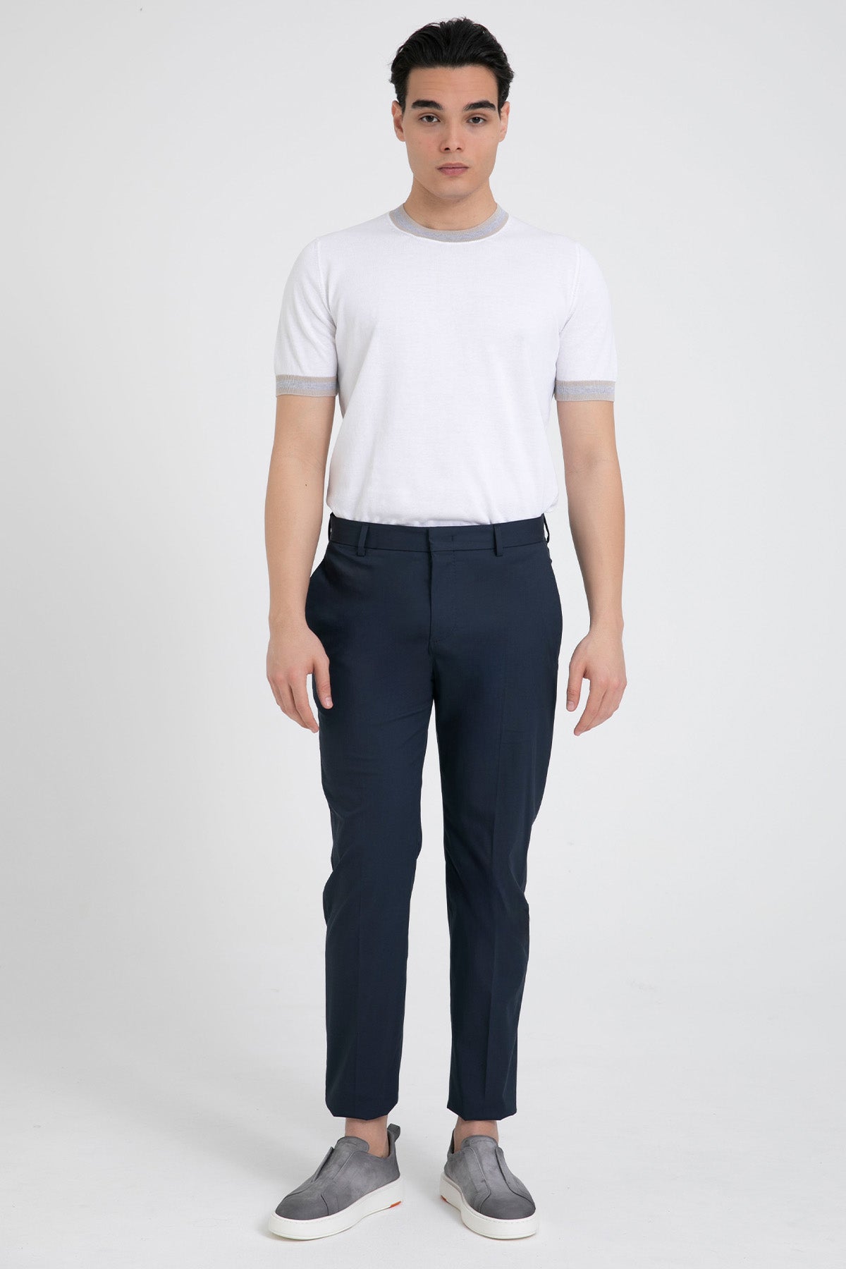 Pantaloni Torino Epsilon Yandan Cepli Streç Pantolon