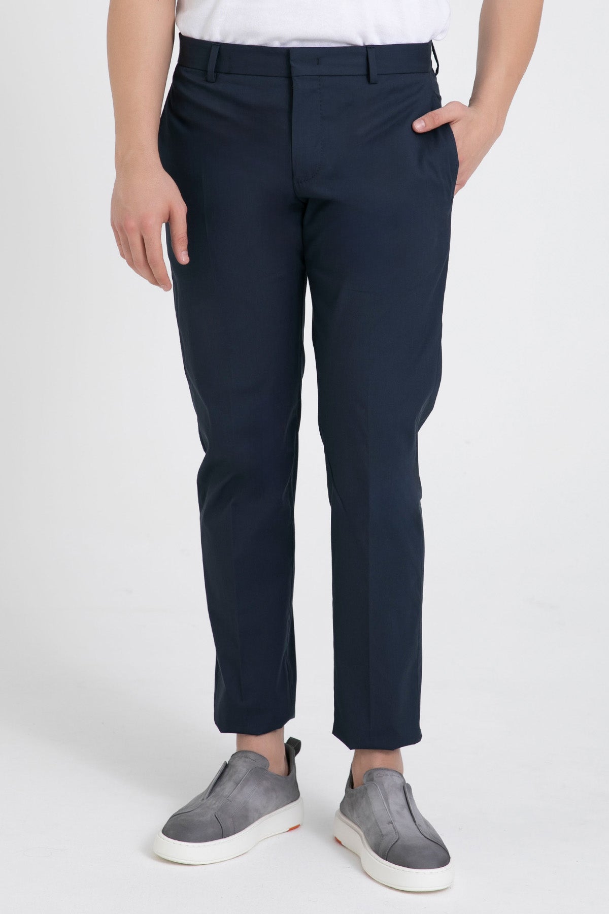 Pantaloni Torino Epsilon Yandan Cepli Streç Pantolon