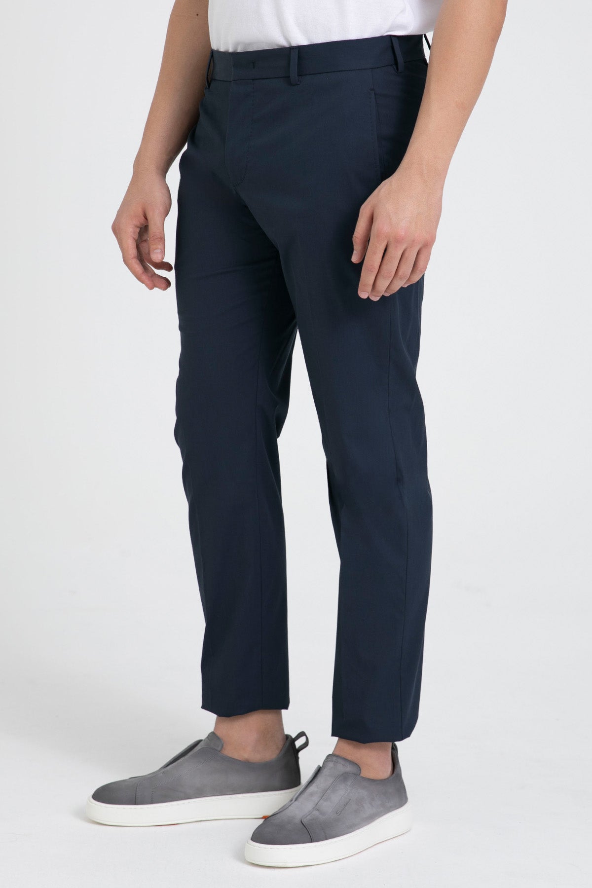 Pantaloni Torino Epsilon Yandan Cepli Streç Pantolon