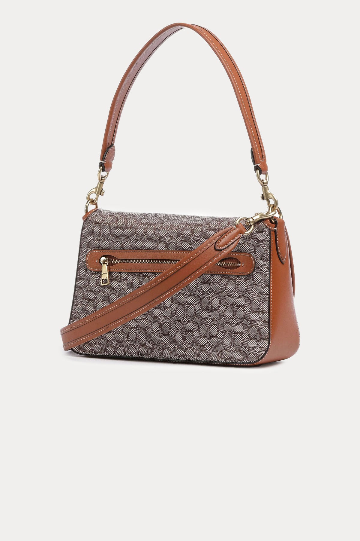 Coach Logolu Deri Omuz Çantası