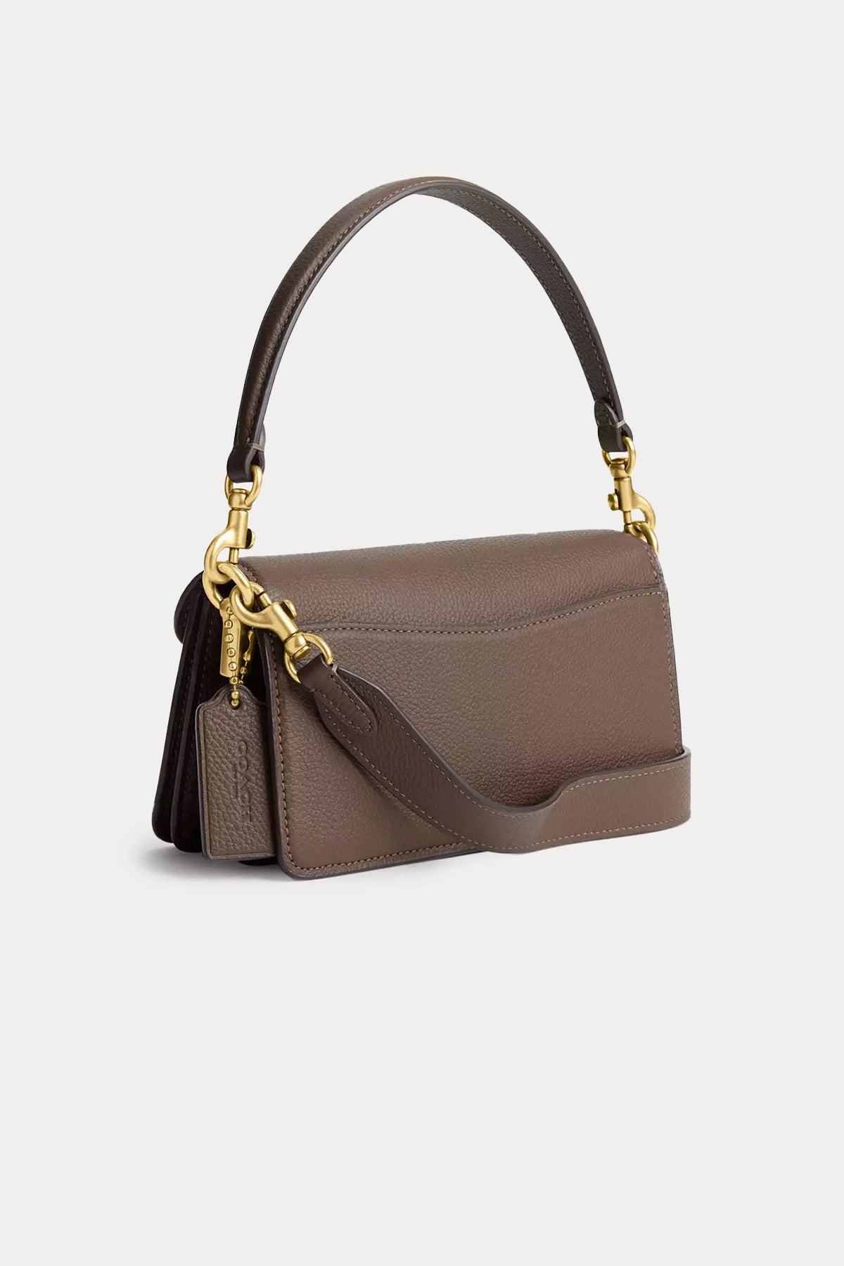 Coach Logolu Deri Omuz Çantası