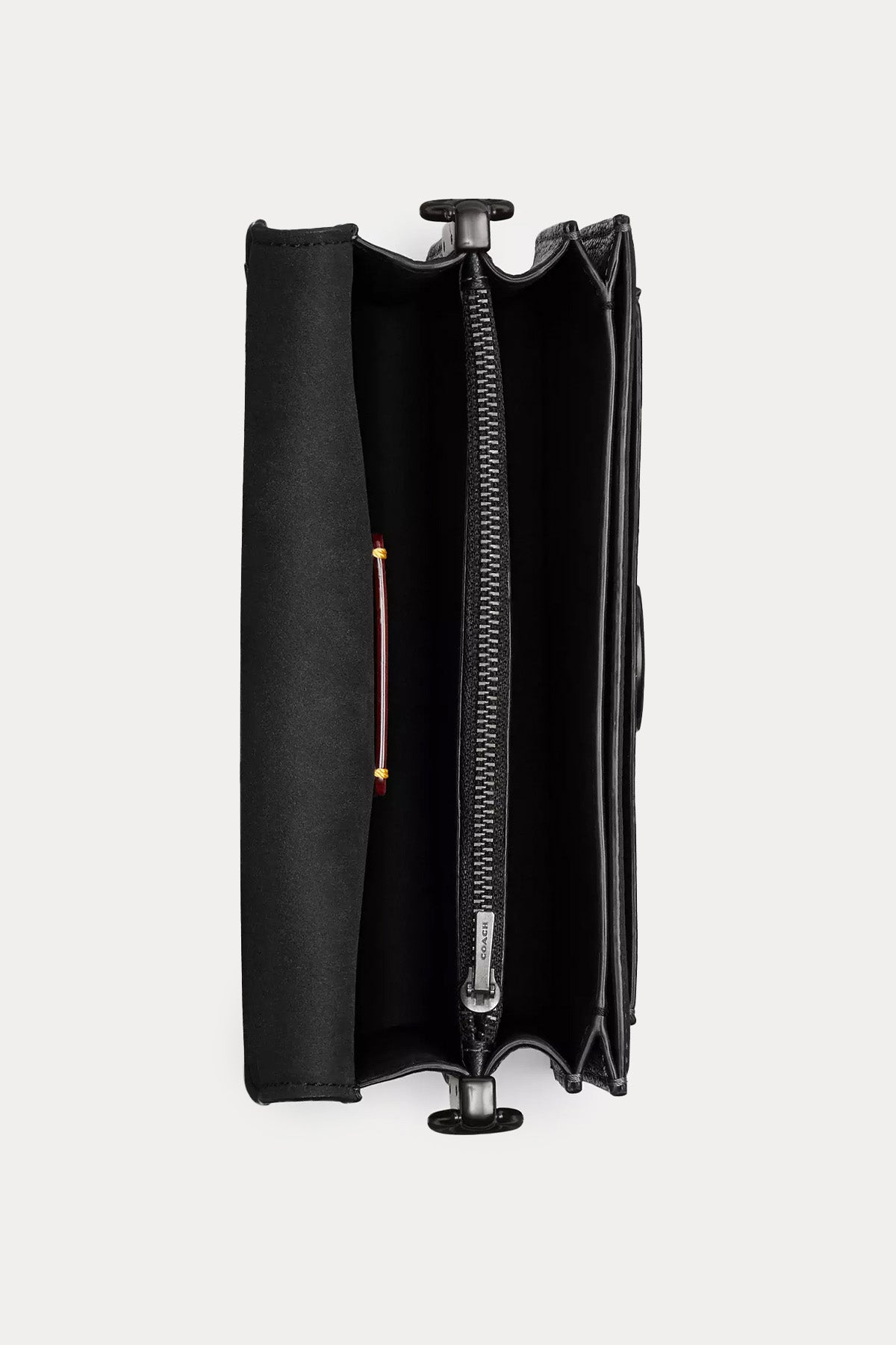 Coach Logolu Deri Omuz Çantası