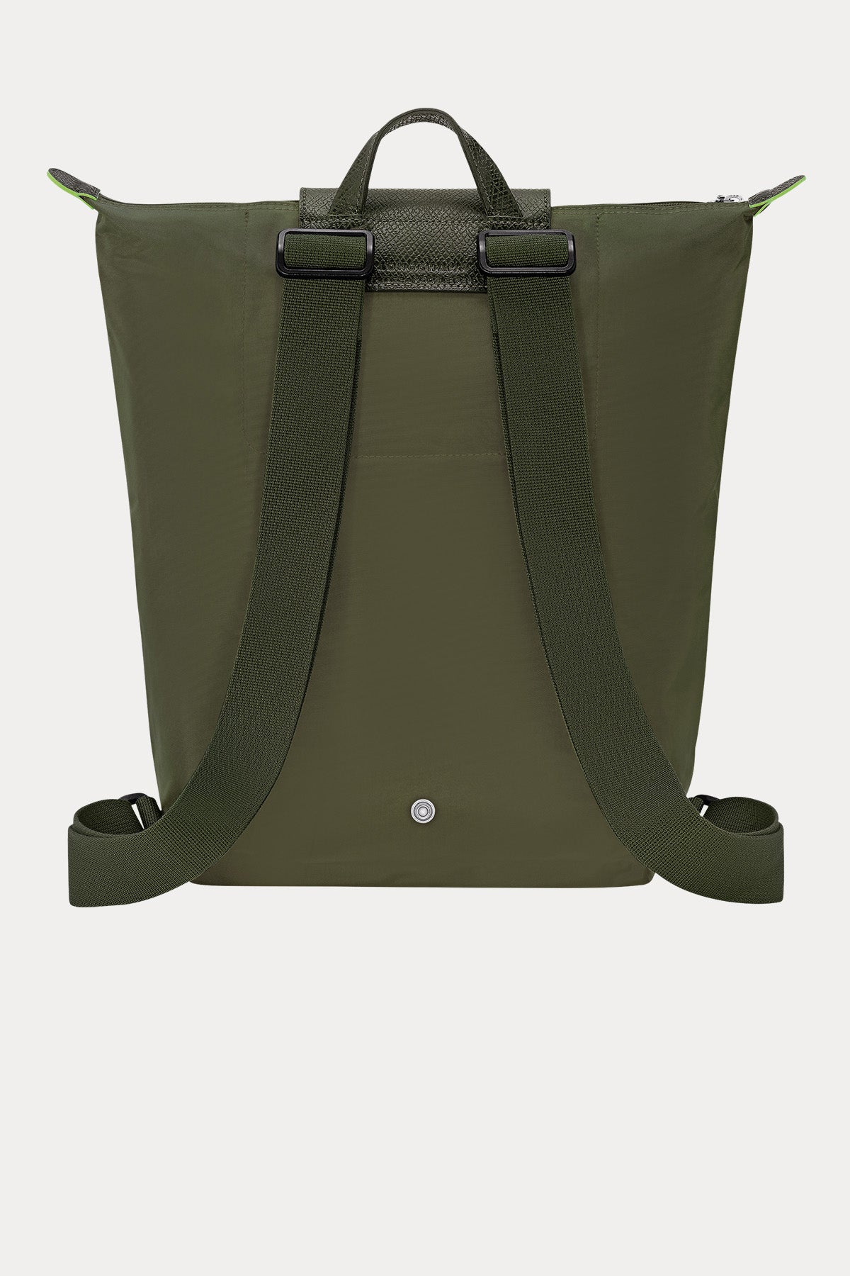 Longchamp Deri Detaylı Logolu Sırt Çantası