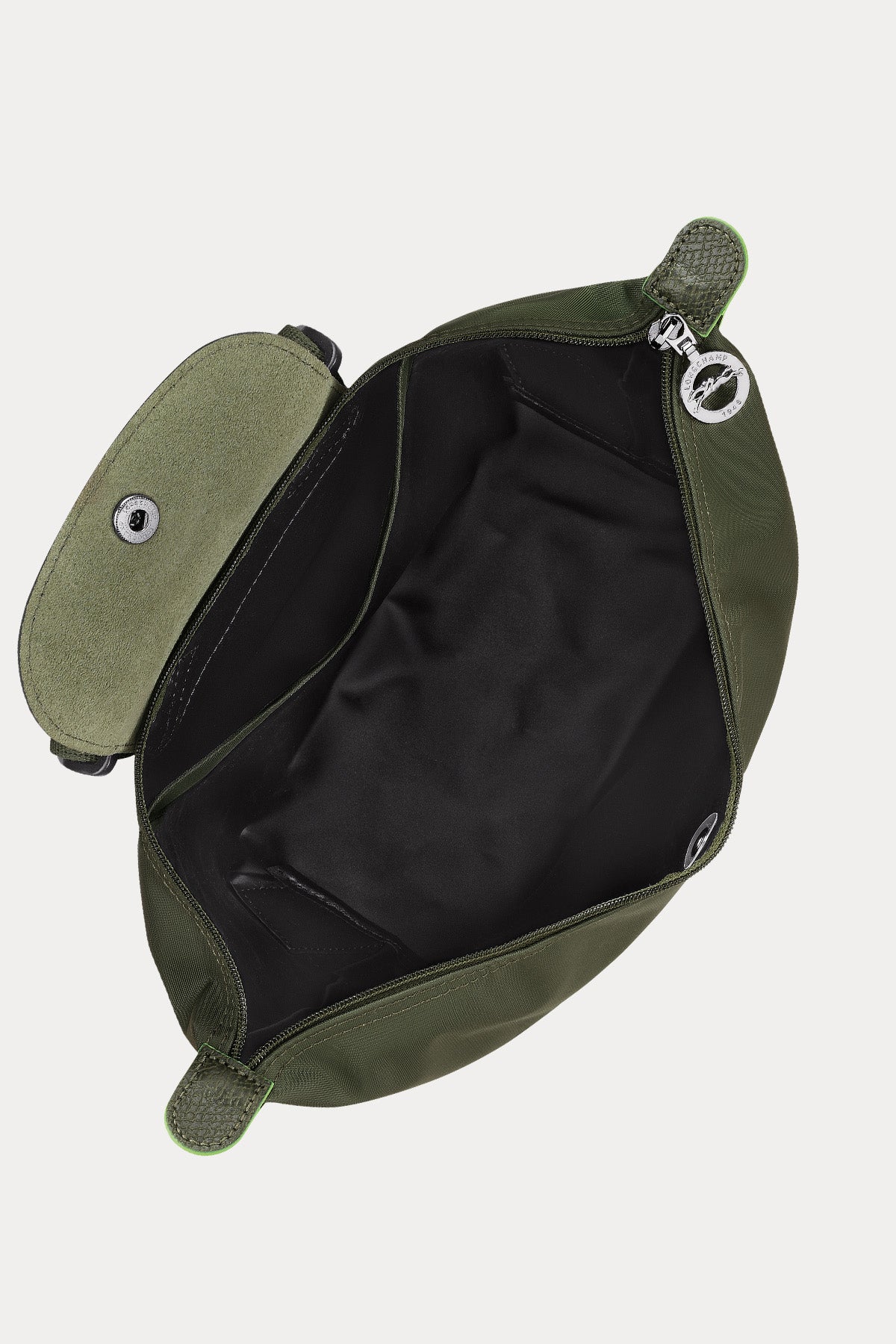 Longchamp Deri Detaylı Logolu Sırt Çantası