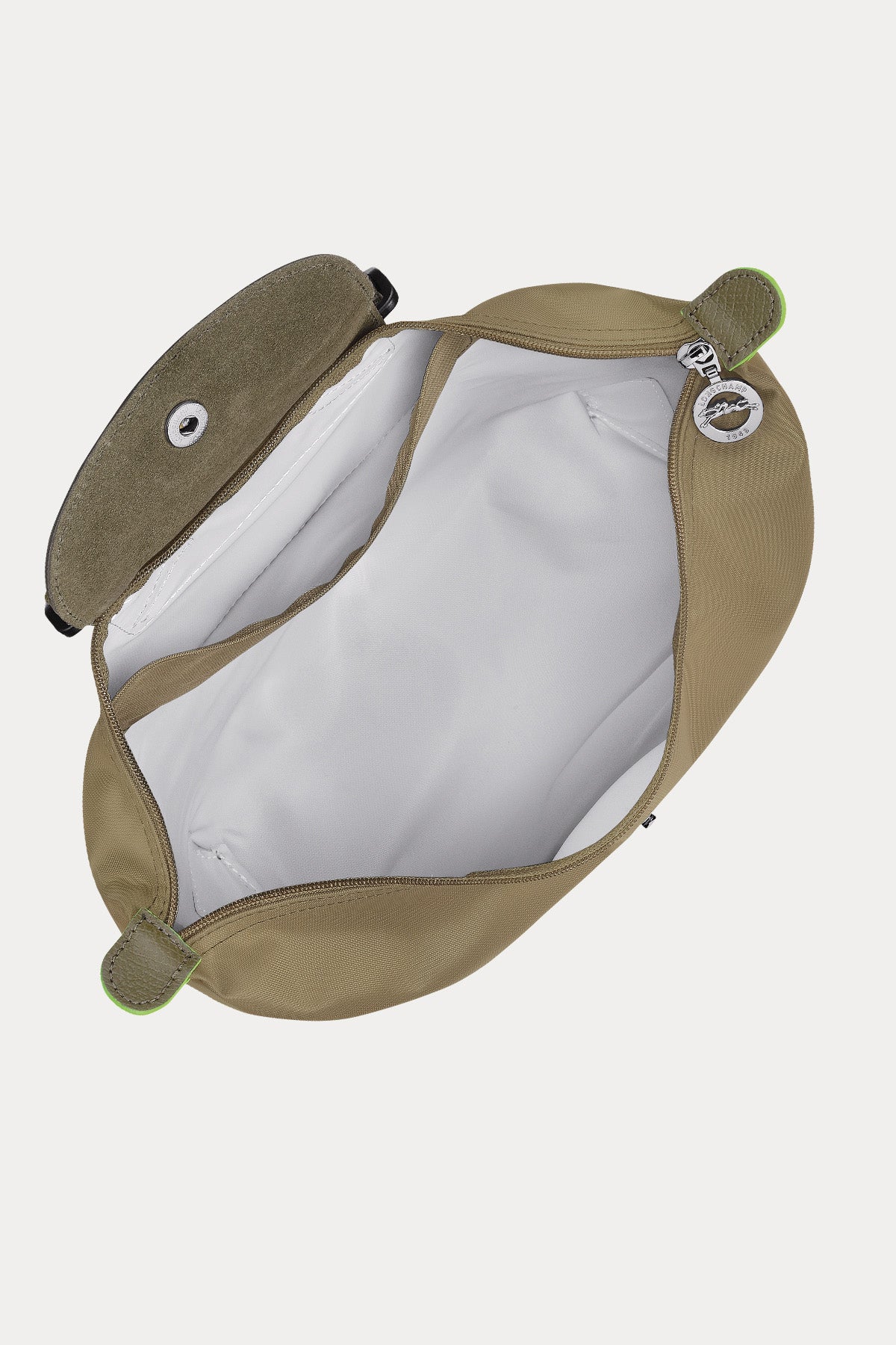 Longchamp Deri Detaylı Logolu Sırt Çantası