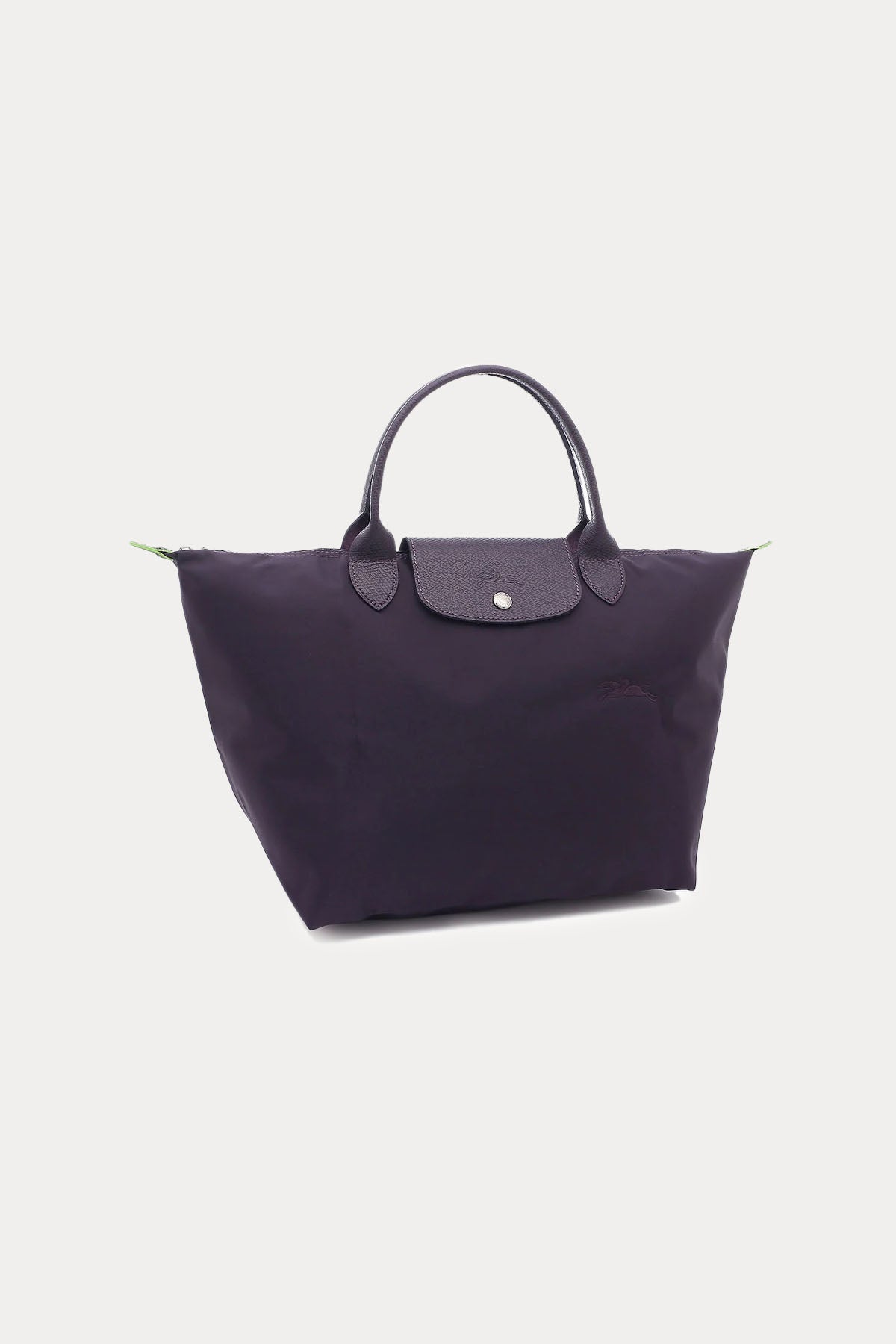 Longchamp Deri Detaylı Logolu Omuz Çantası