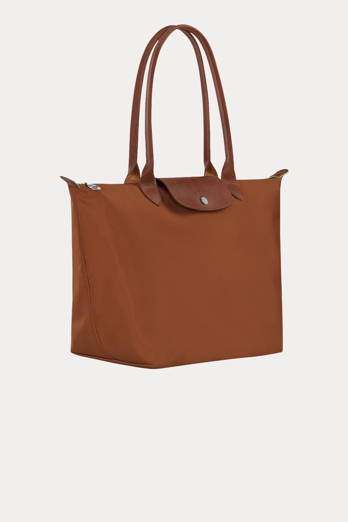 Longchamp Deri Detaylı Logolu Omuz Çantası-Çanta-Libas