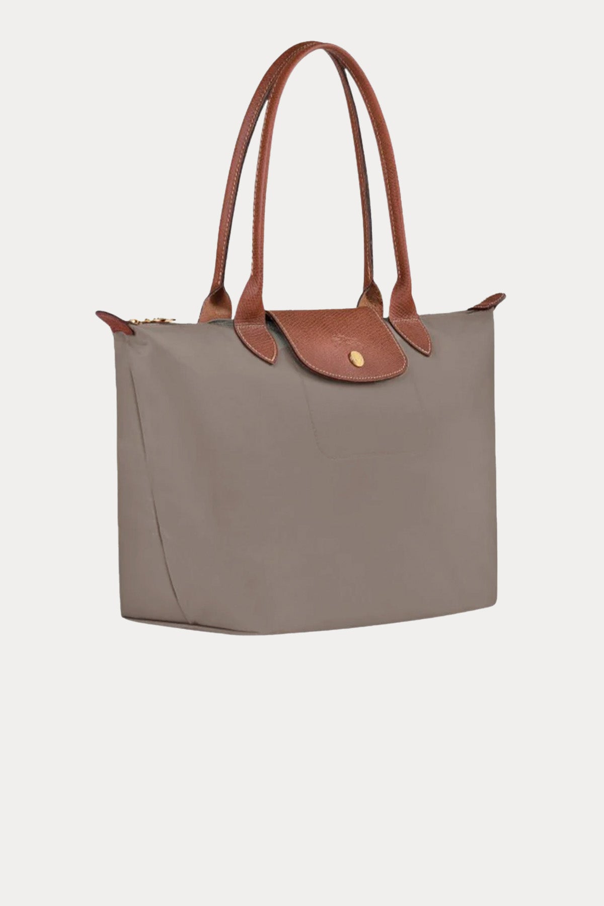 Longchamp Deri Detaylı Logolu Omuz Çantası-Çanta-Libas
