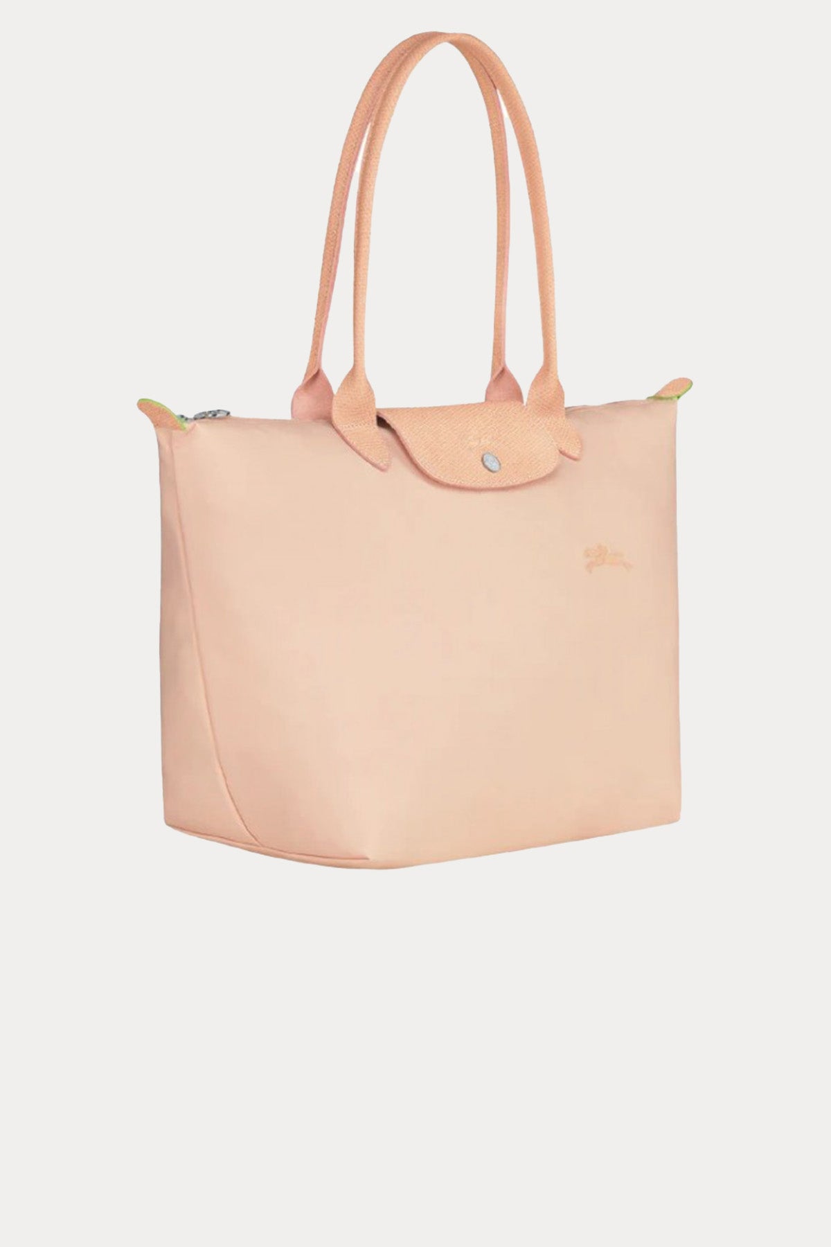 Longchamp Deri Detaylı Logolu Omuz Çantası