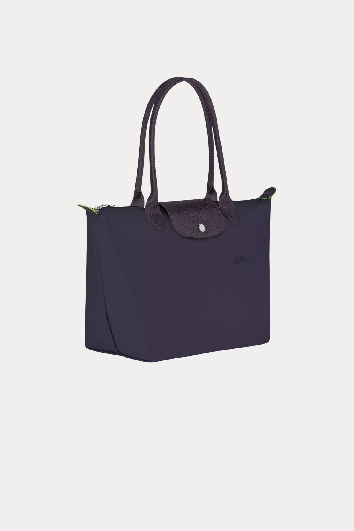 Longchamp Deri Detaylı Logolu Omuz Çantası