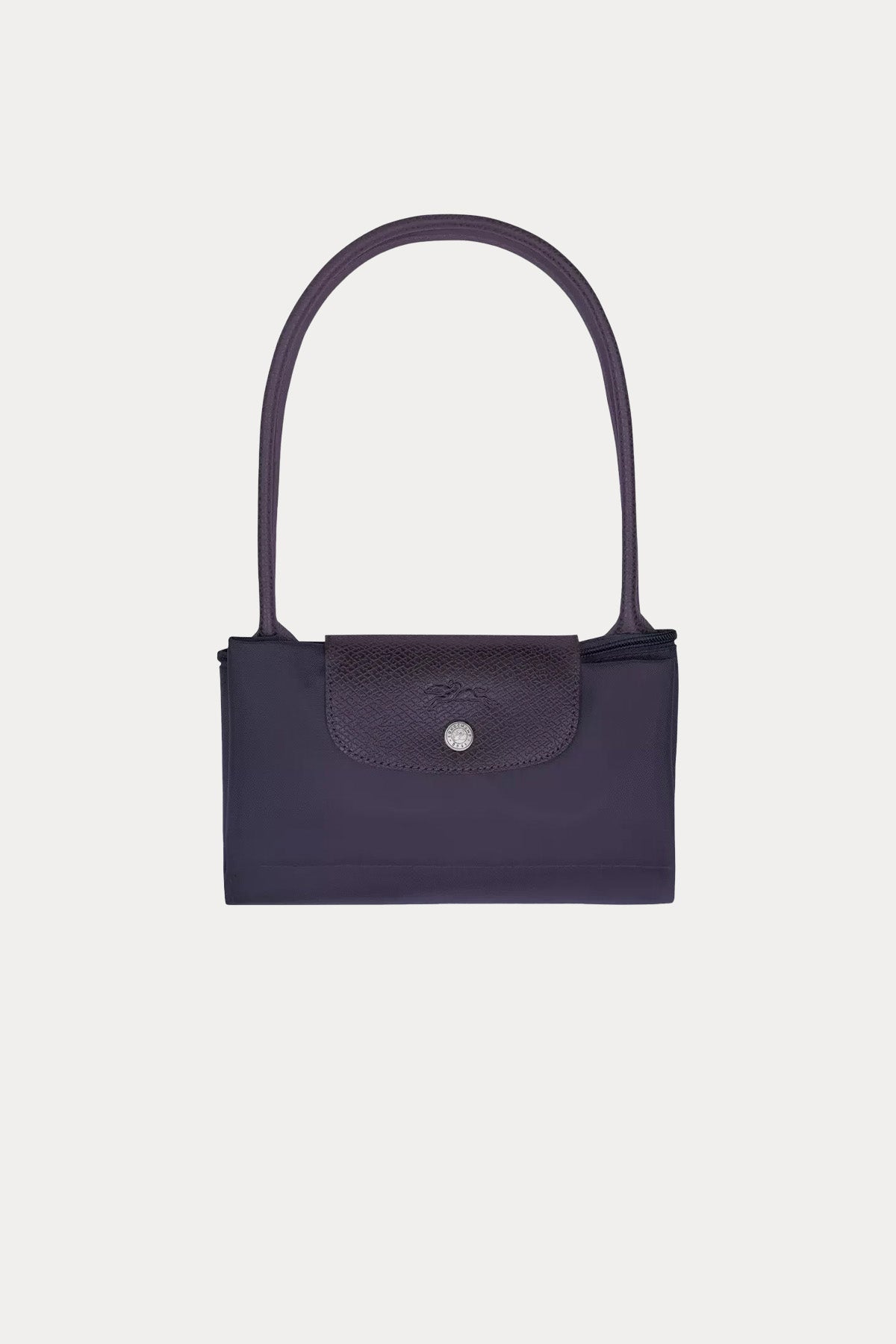 Longchamp Deri Detaylı Logolu Omuz Çantası