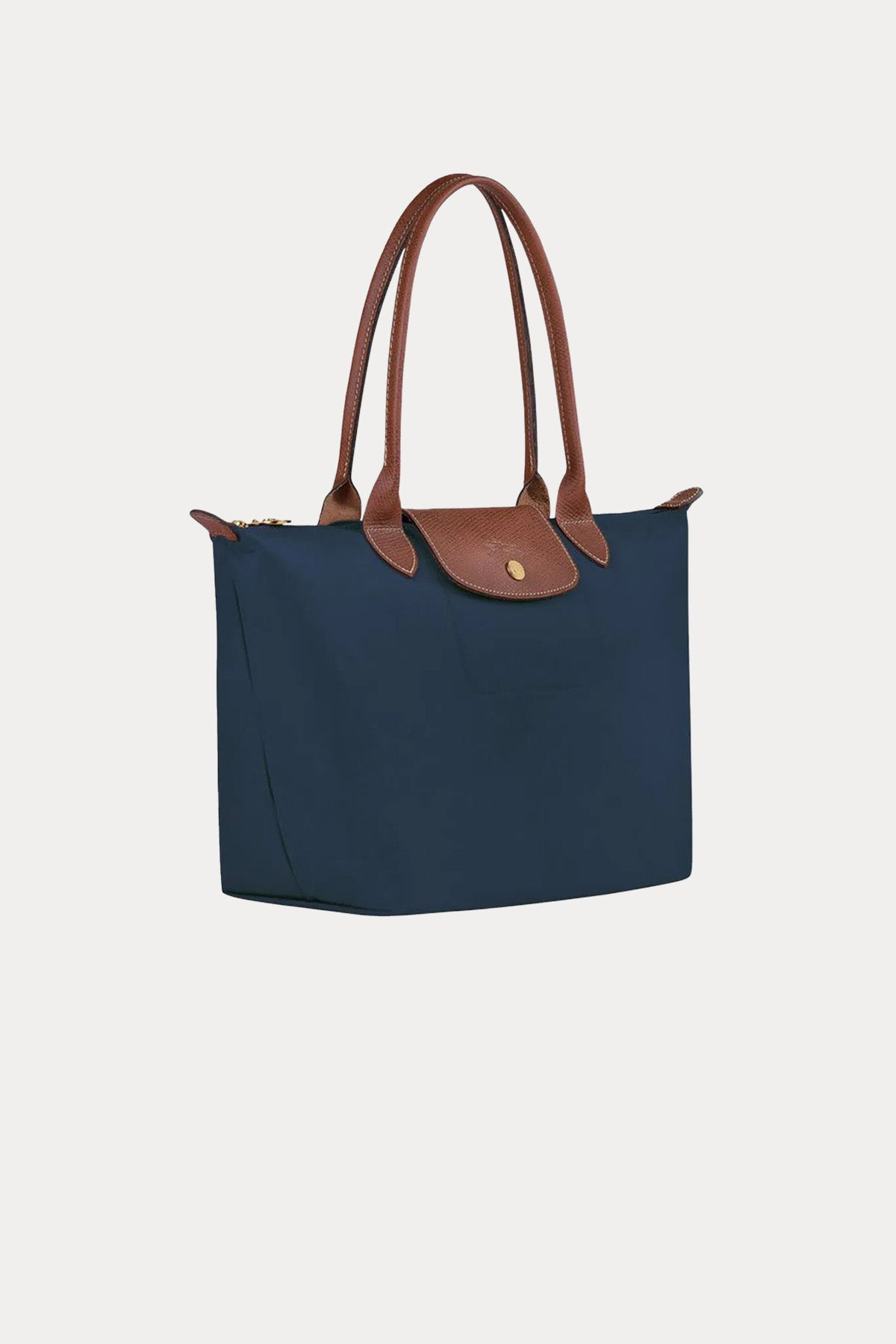 Longchamp Deri Detaylı Logolu Omuz Çantası