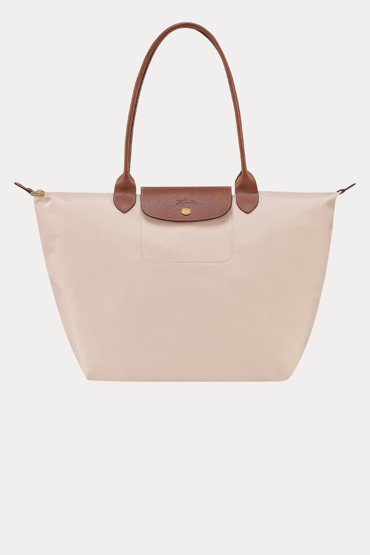 Longchamp Deri Detaylı Logolu Omuz Çantası