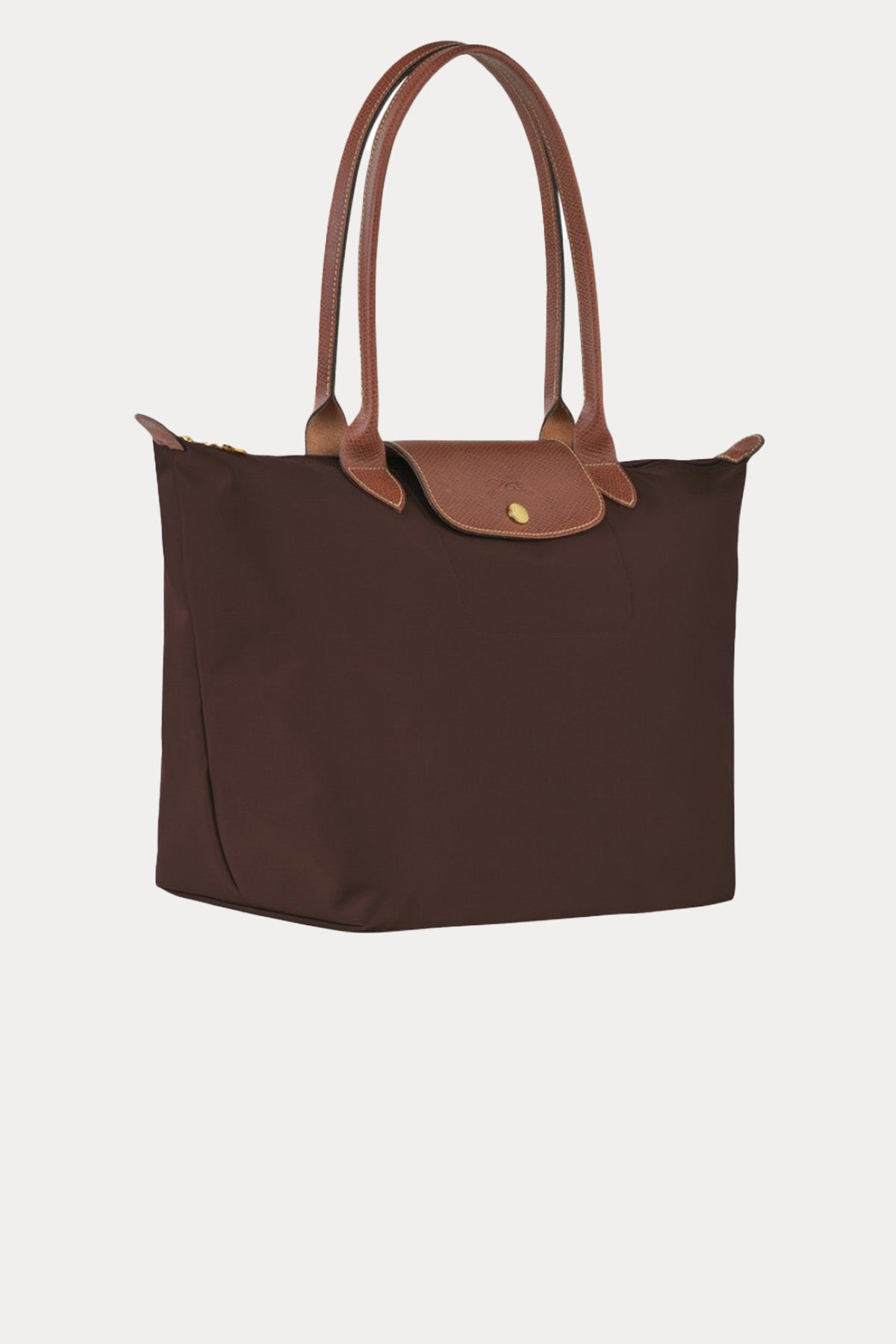 Longchamp Deri Detaylı Logolu Omuz Çantası