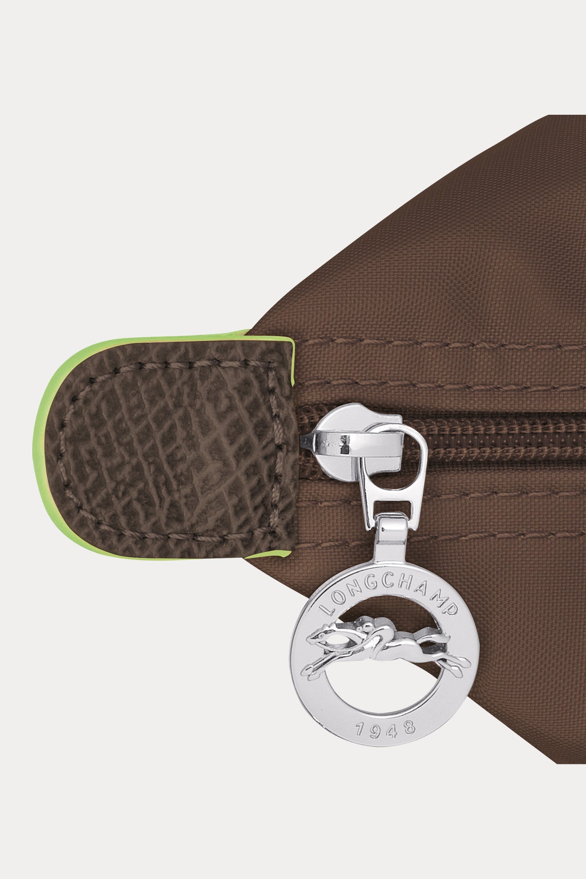 Longchamp Deri Detaylı Logolu Omuz Çantası-Çanta-Libas