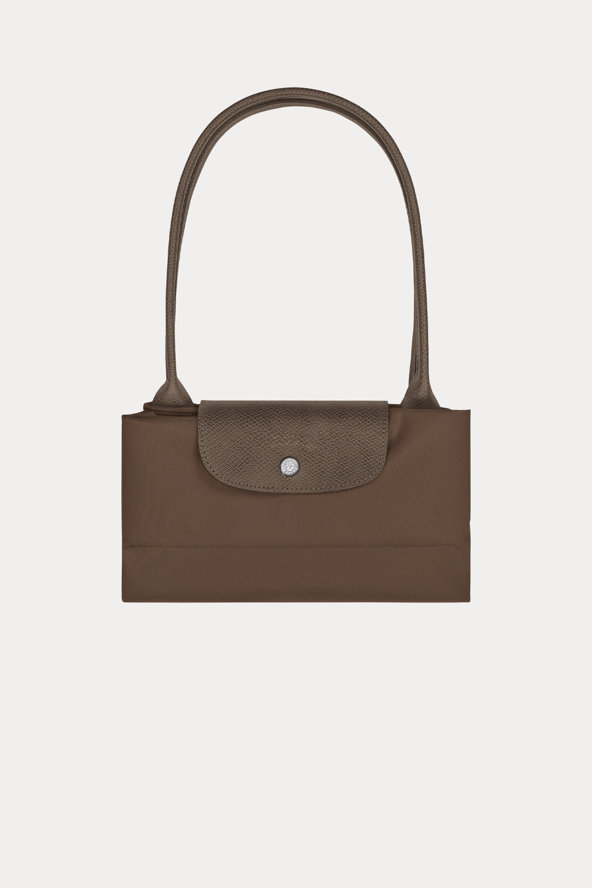 Longchamp Deri Detaylı Logolu Omuz Çantası-Çanta-Libas