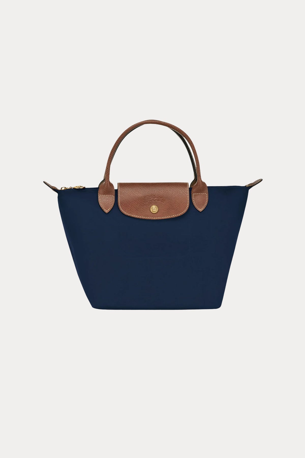 Longchamp Deri Detaylı Logolu El Çantası