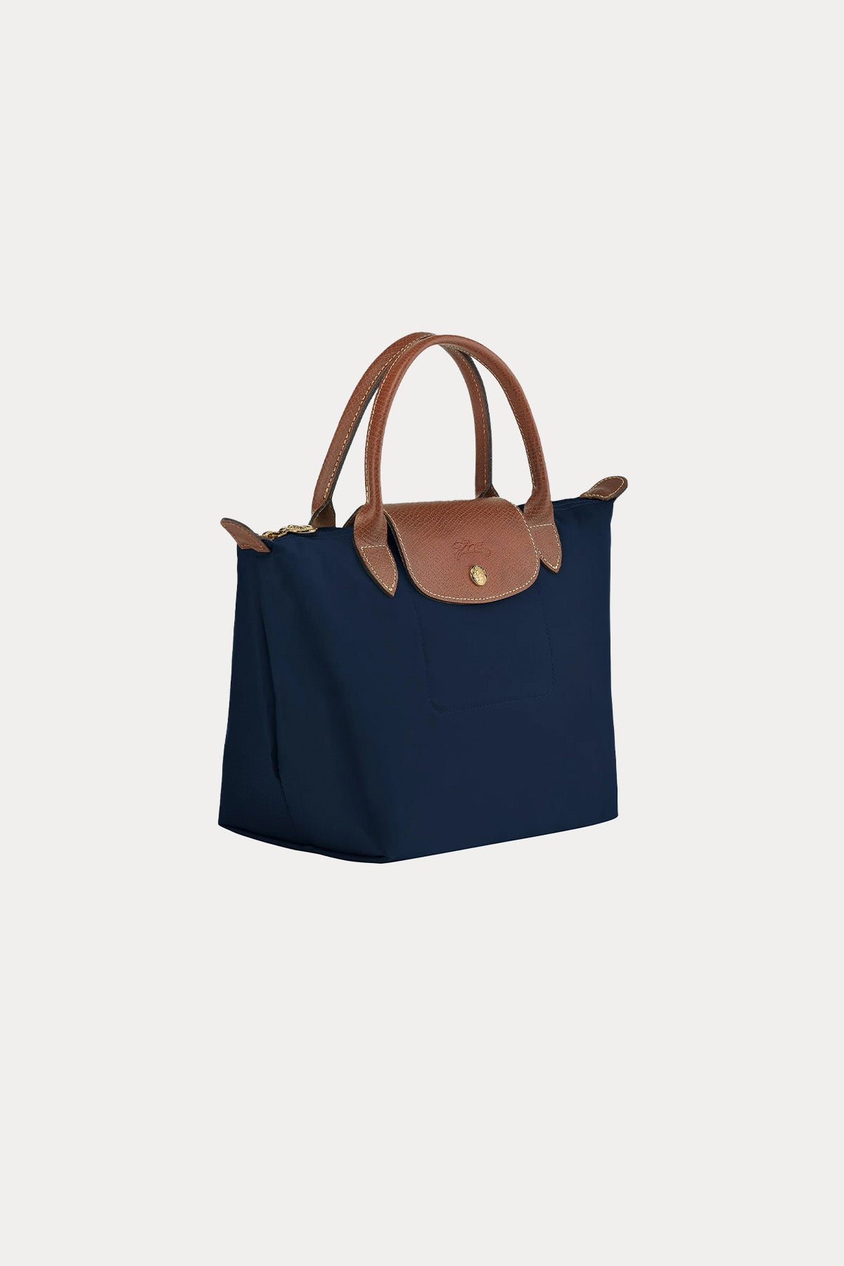 Longchamp Deri Detaylı Logolu El Çantası