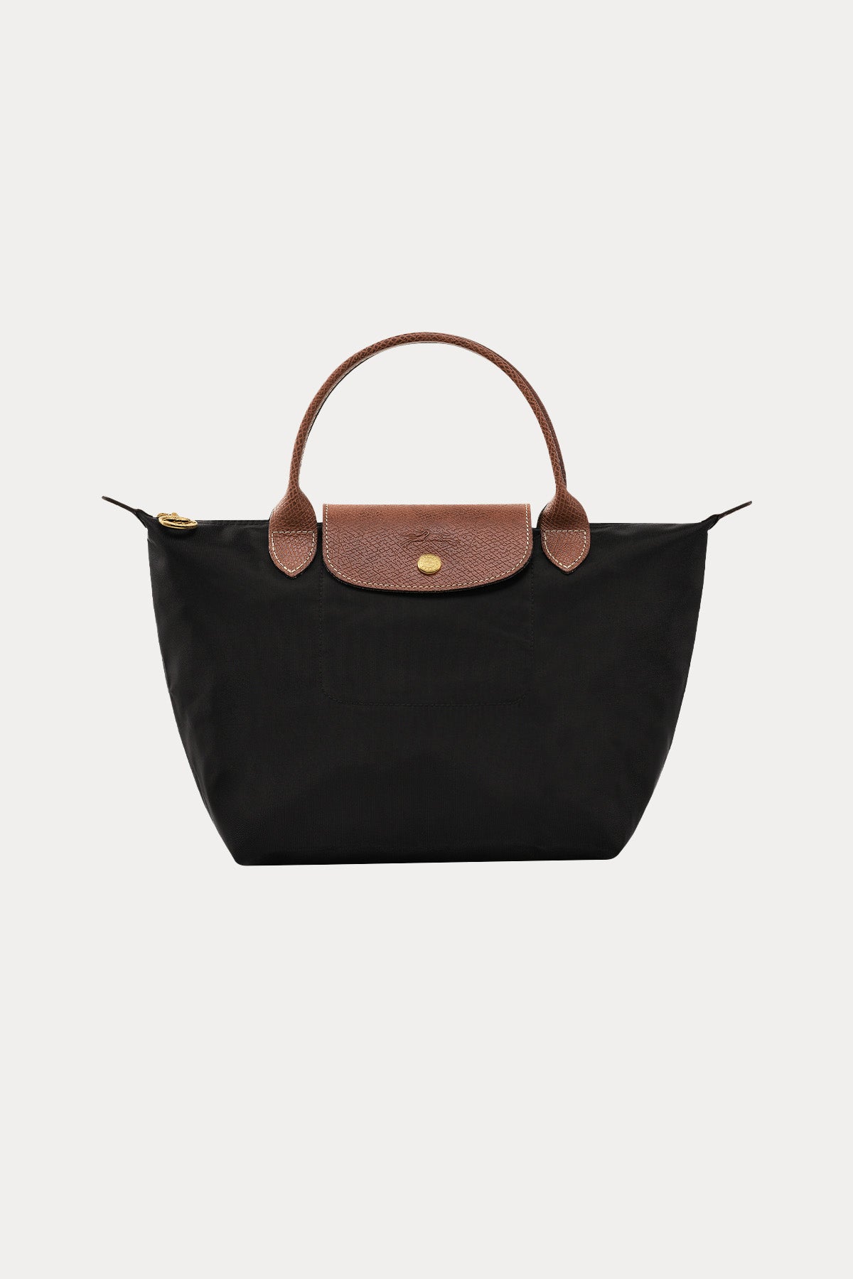 Longchamp Deri Detaylı Logolu El Çantası