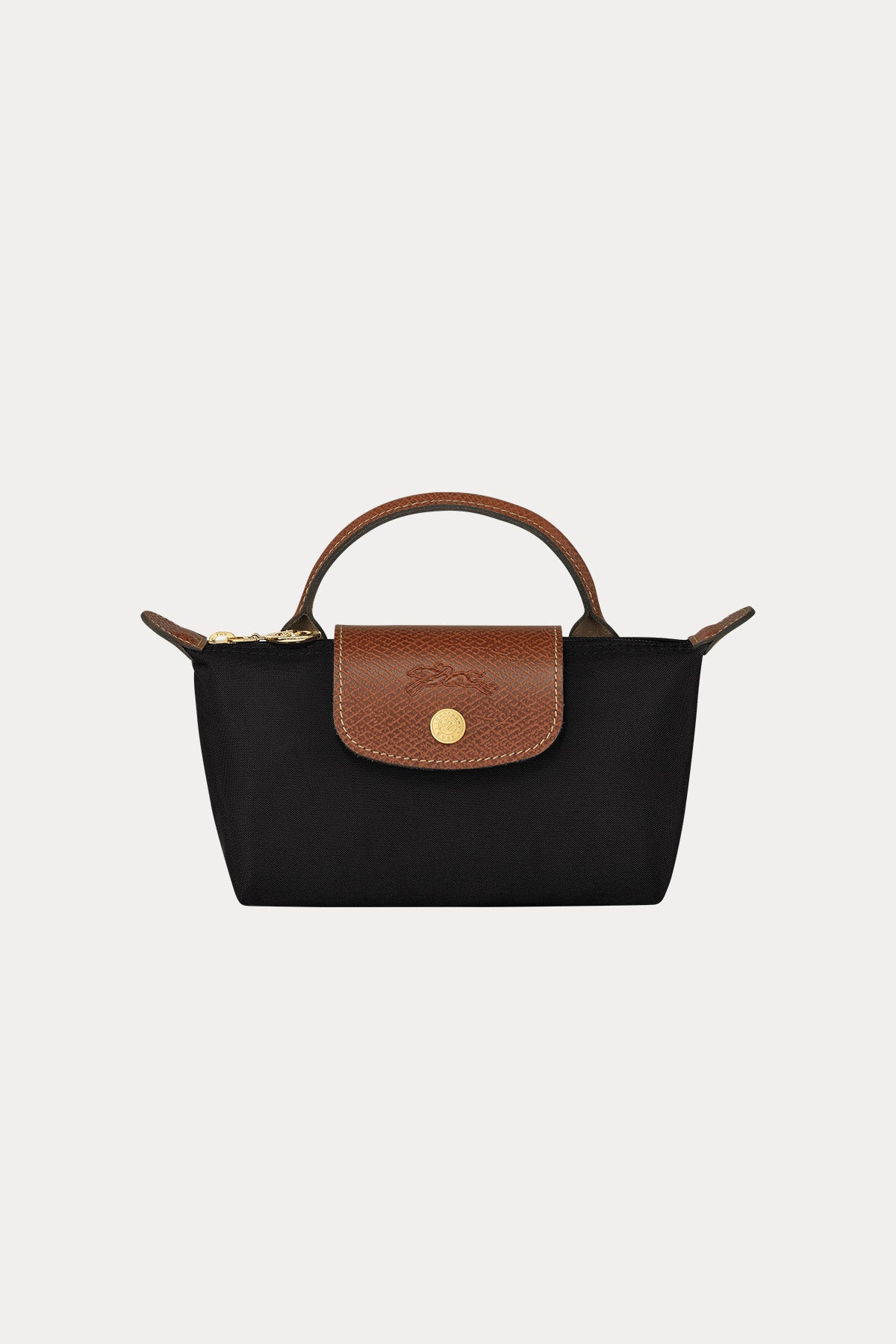 Longchamp Deri Detaylı Logolu El Çantası