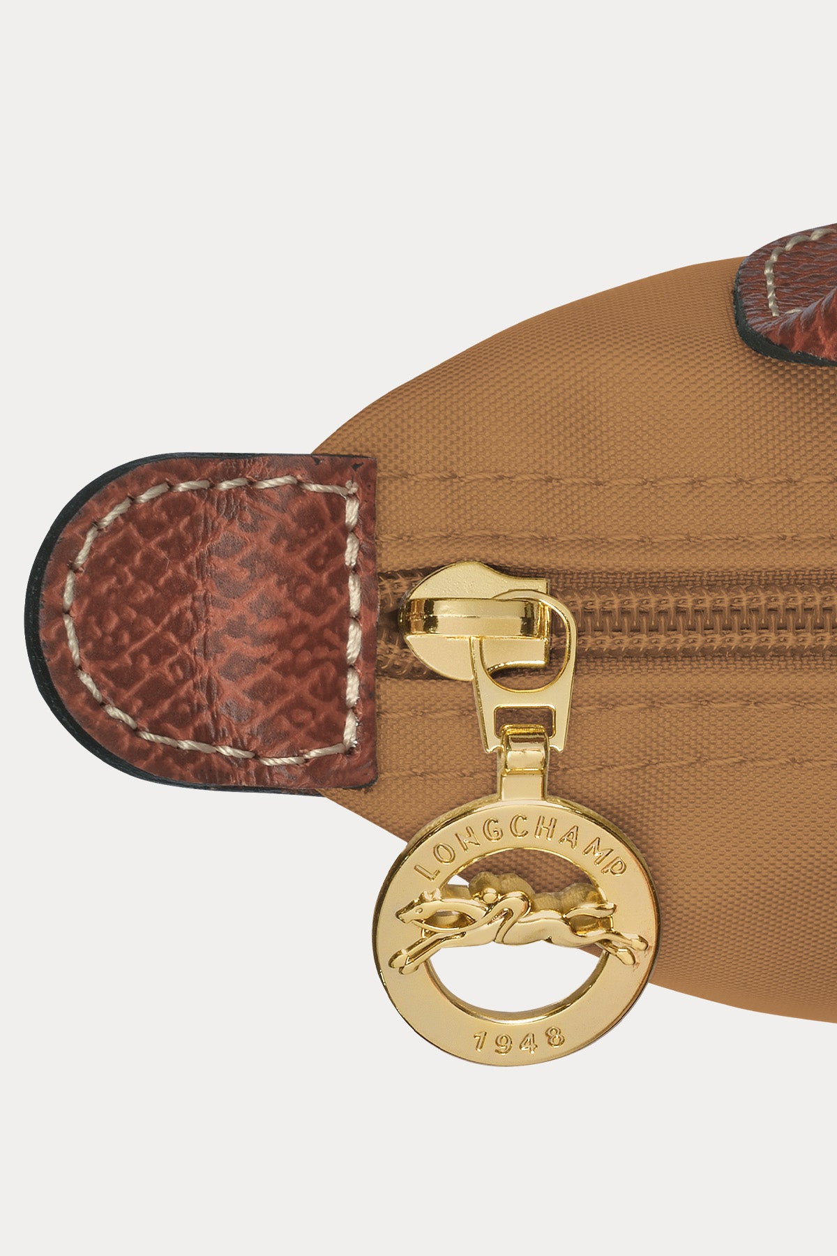 Longchamp Deri Detaylı Logolu El Çantası-Çanta-Libas