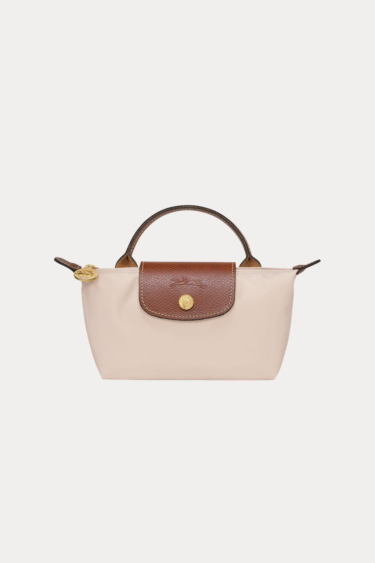 Longchamp Deri Detaylı Logolu El Çantası