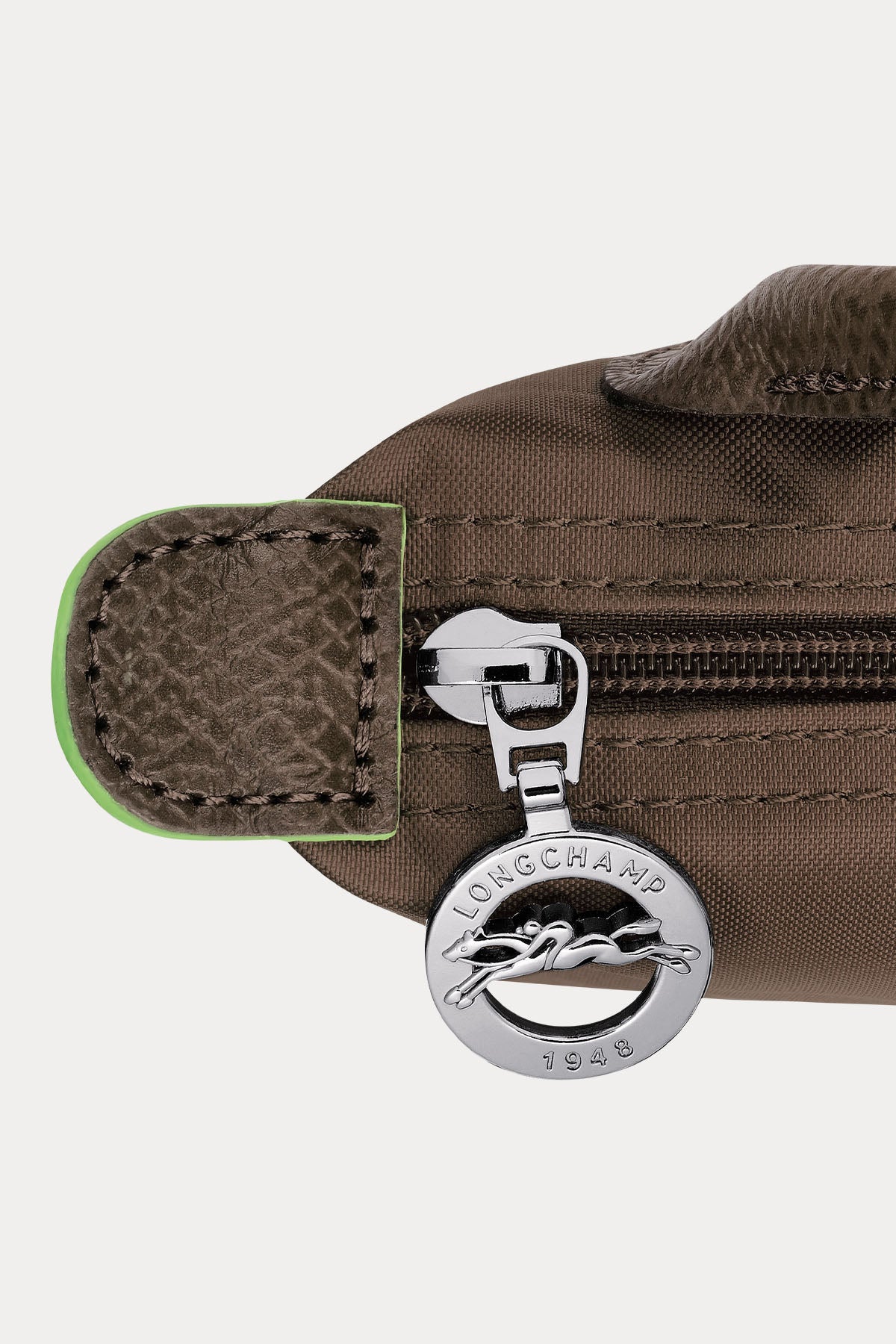 Longchamp Deri Detaylı Logolu El Çantası