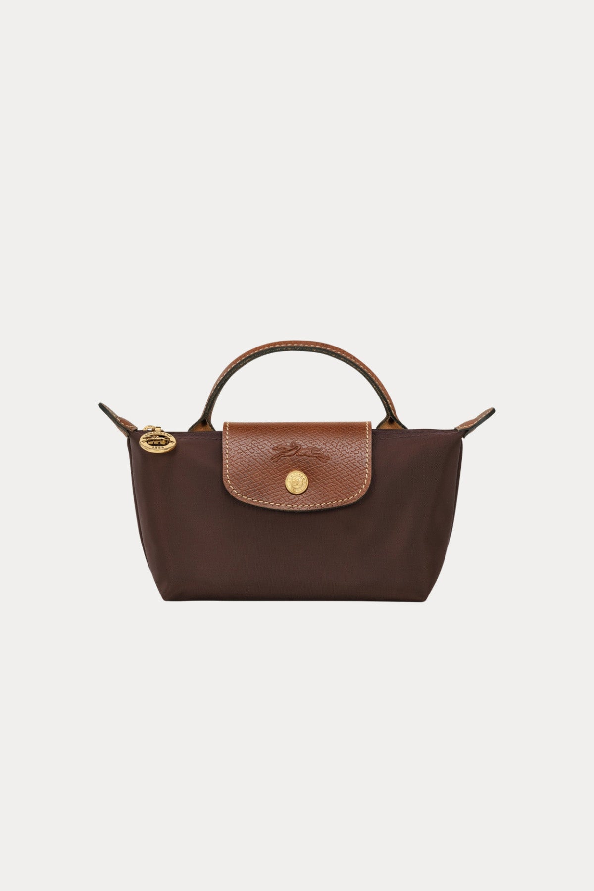 Longchamp Deri Detaylı Logolu El Çantası