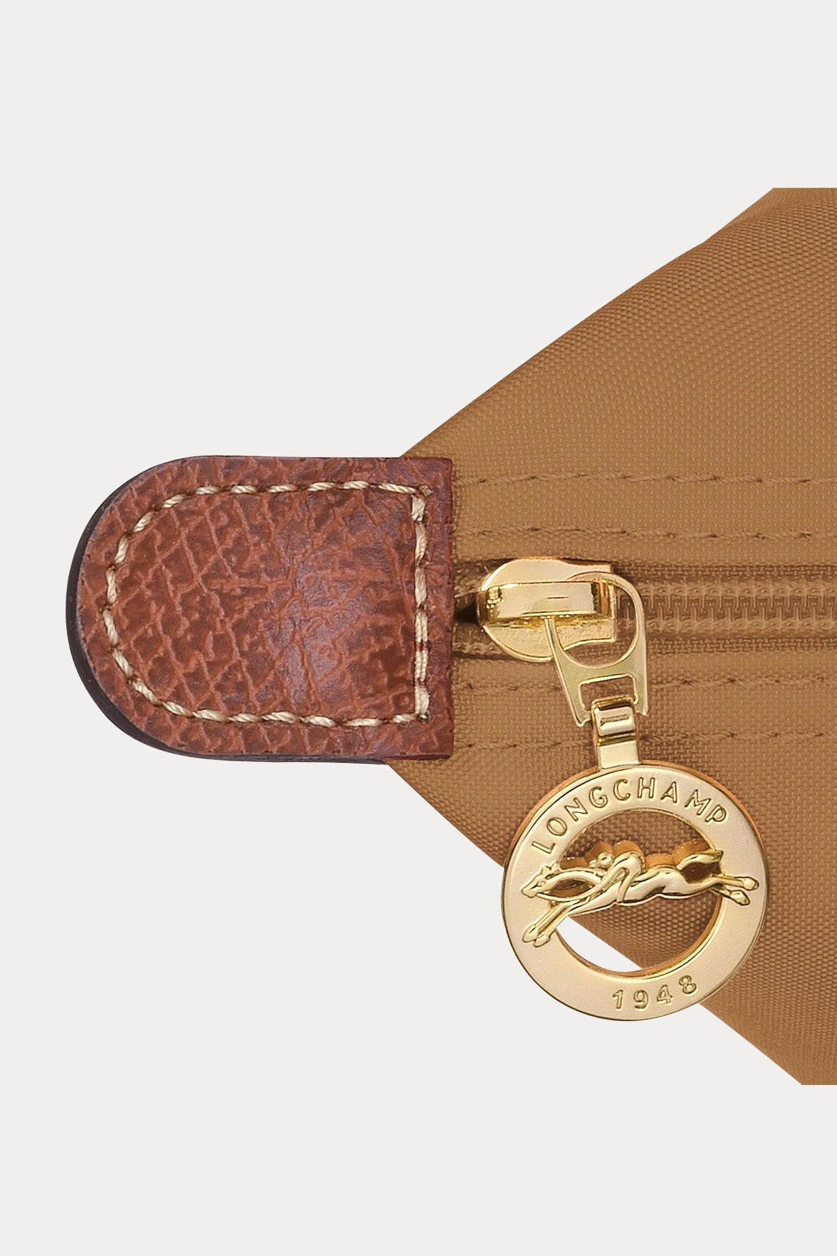 Longchamp Deri Detaylı Logolu El Çantası