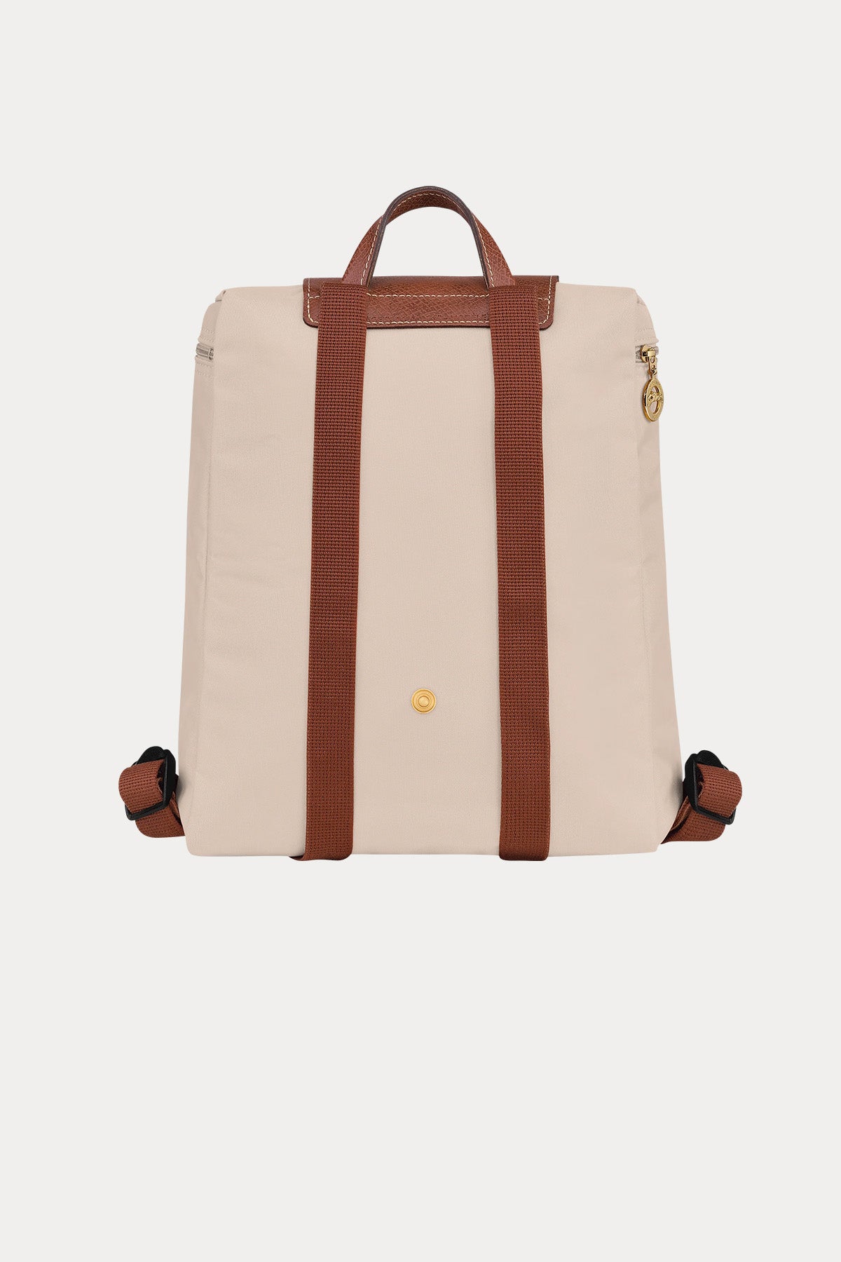 Longchamp Deri Detaylı Sırt Çantası-Çanta-Libas