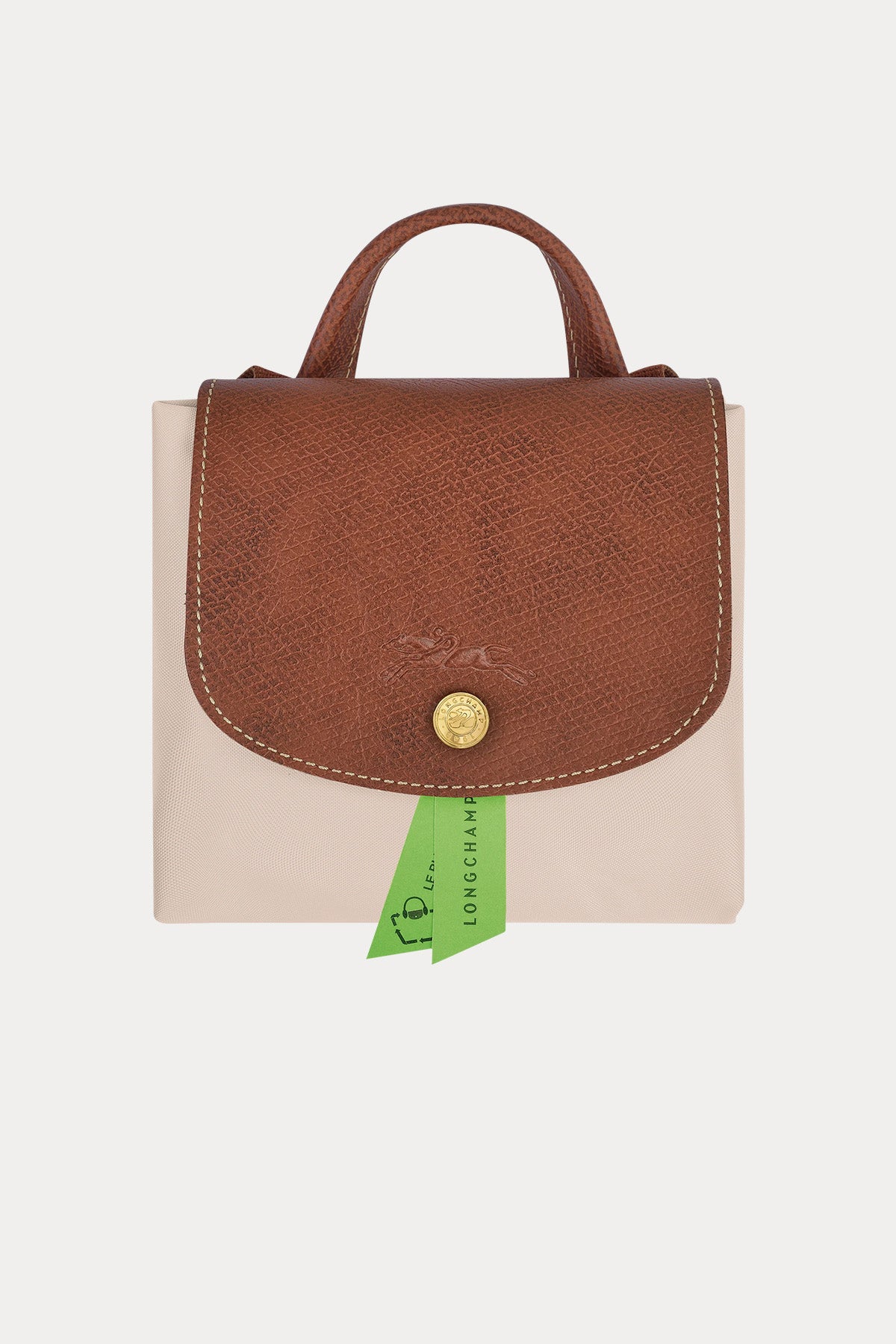 Longchamp Deri Detaylı Sırt Çantası-Çanta-Libas