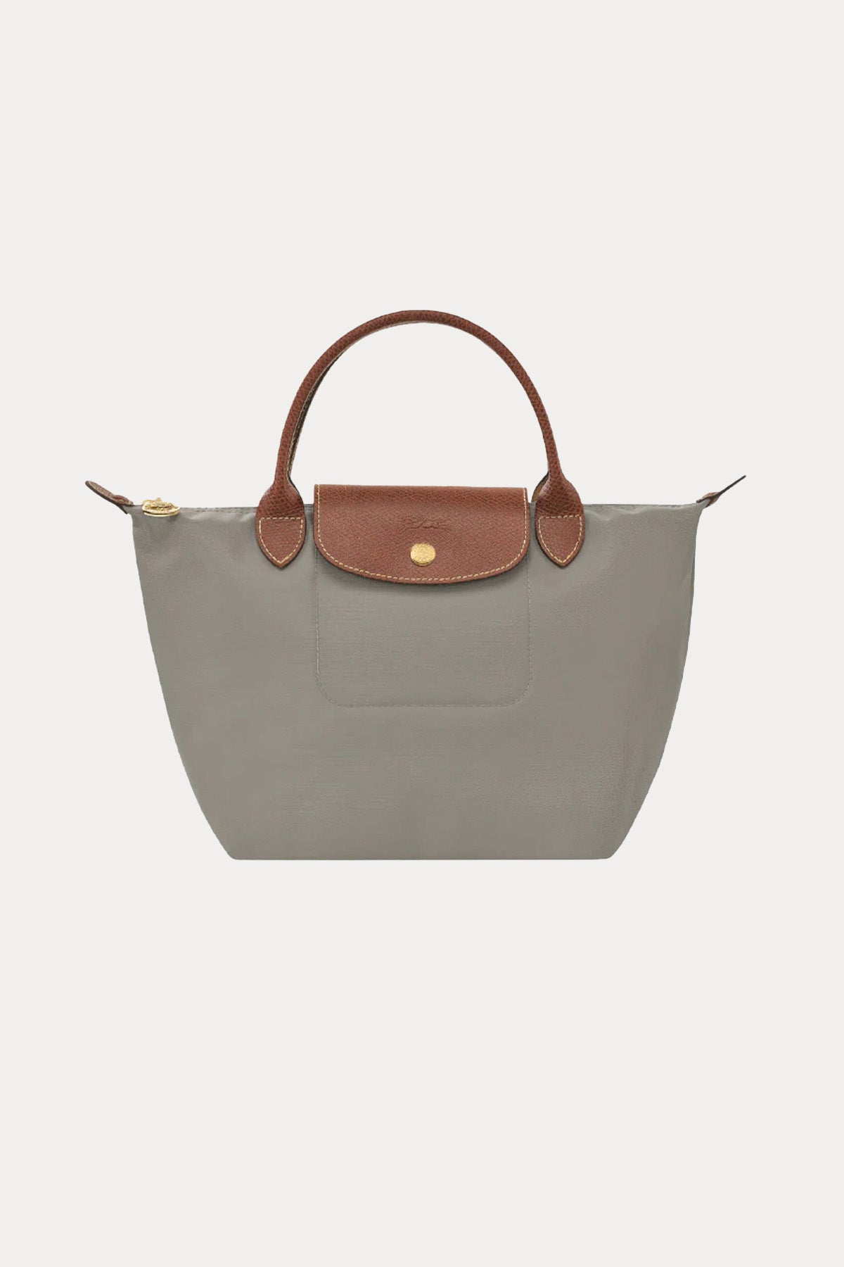 Longchamp Deri Detaylı Logolu El Çantası