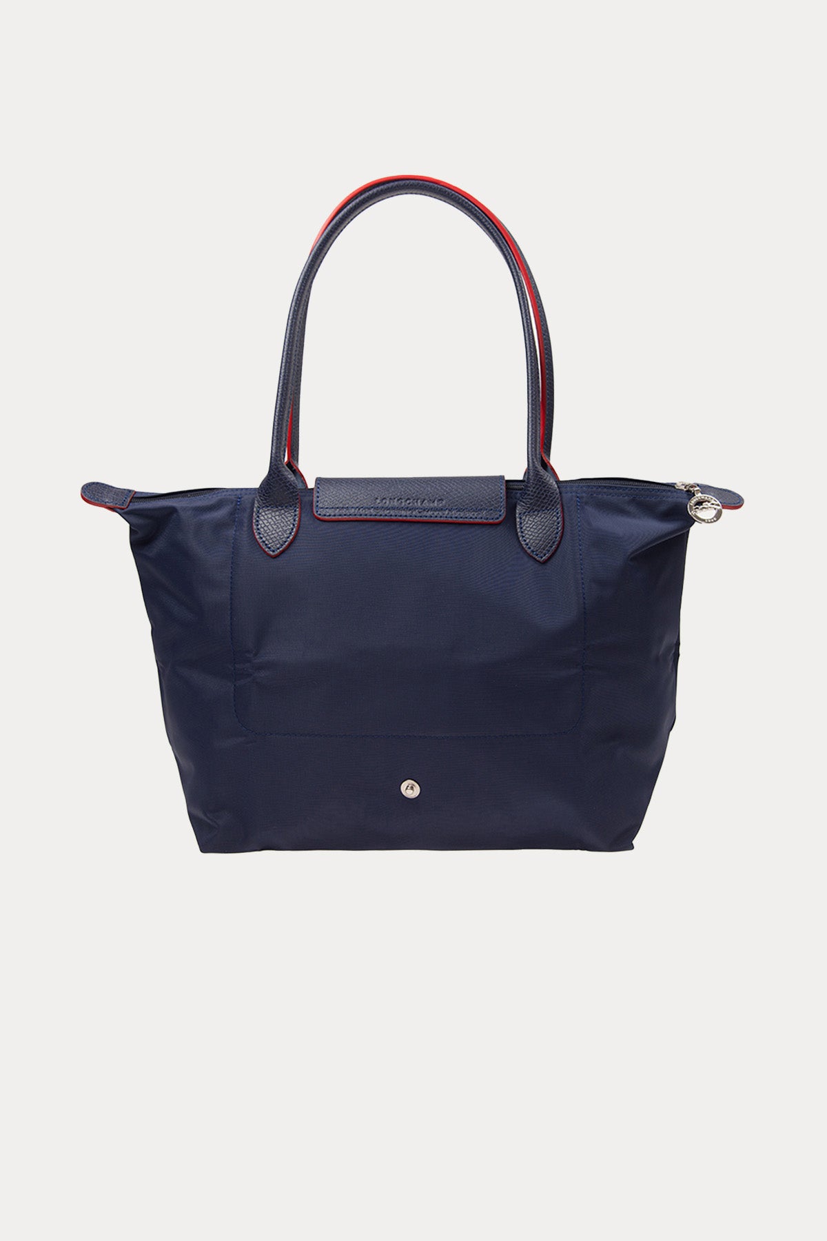 Longchamp Deri Detaylı Logolu Omuz Çantası