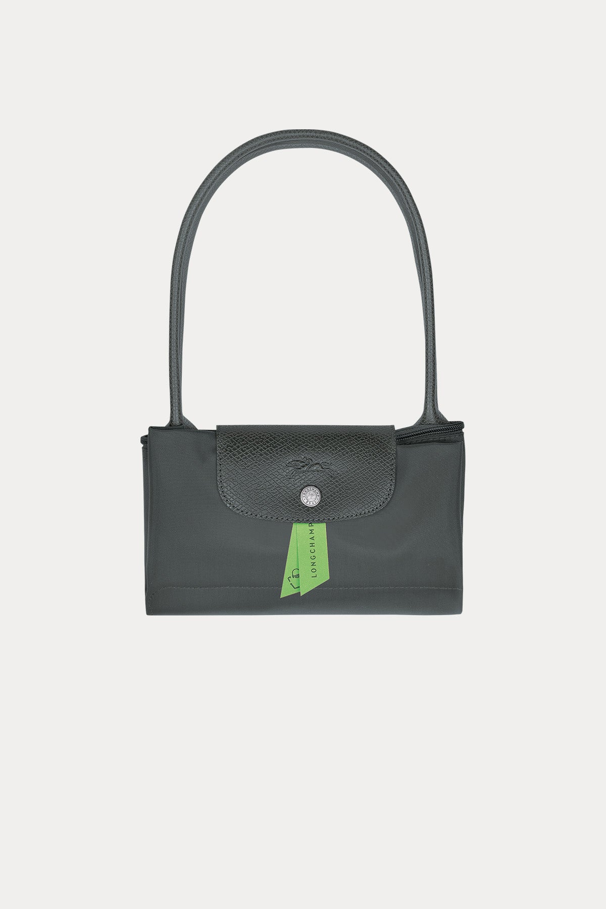 Longchamp Deri Detaylı Logolu Omuz Çantası