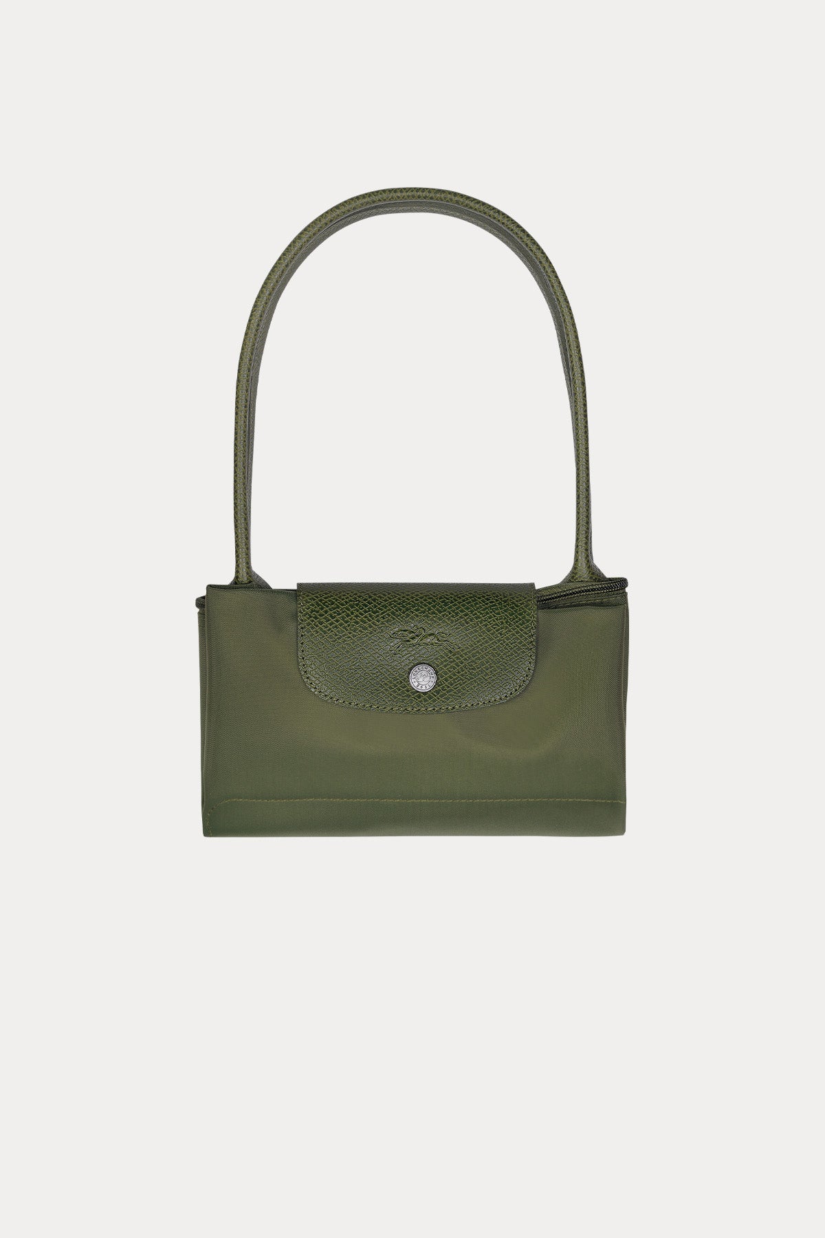 Longchamp Deri Detaylı Logolu Omuz Çantası