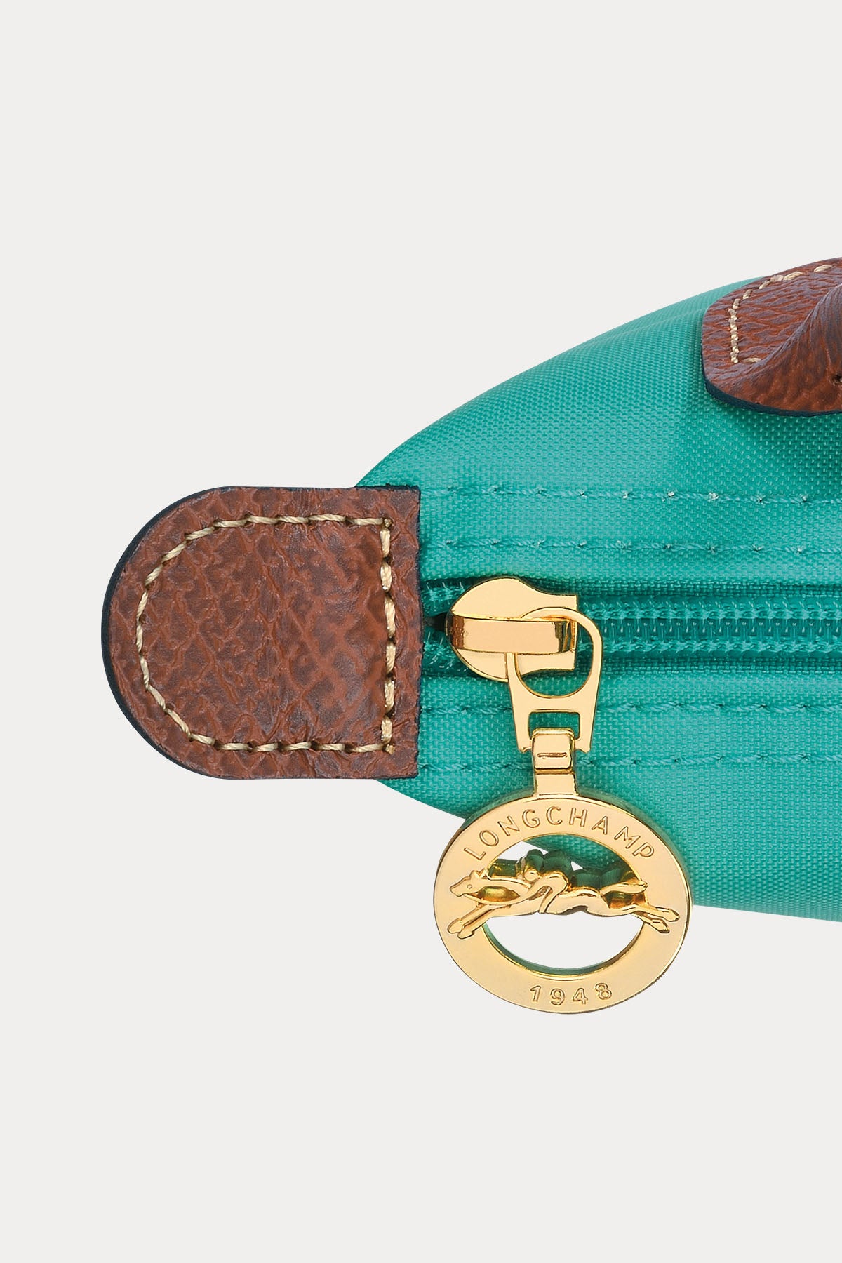 Longchamp Deri Detaylı Logolu El Çantası