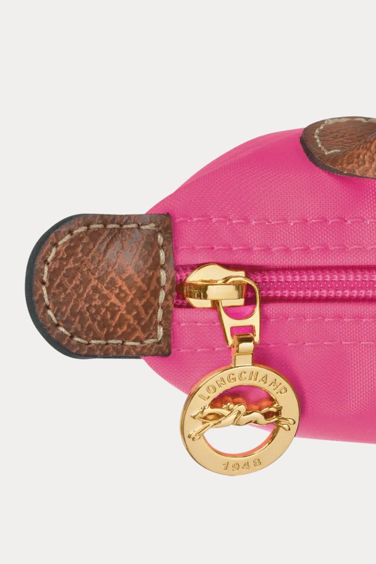 Longchamp Deri Detaylı Logolu El Çantası