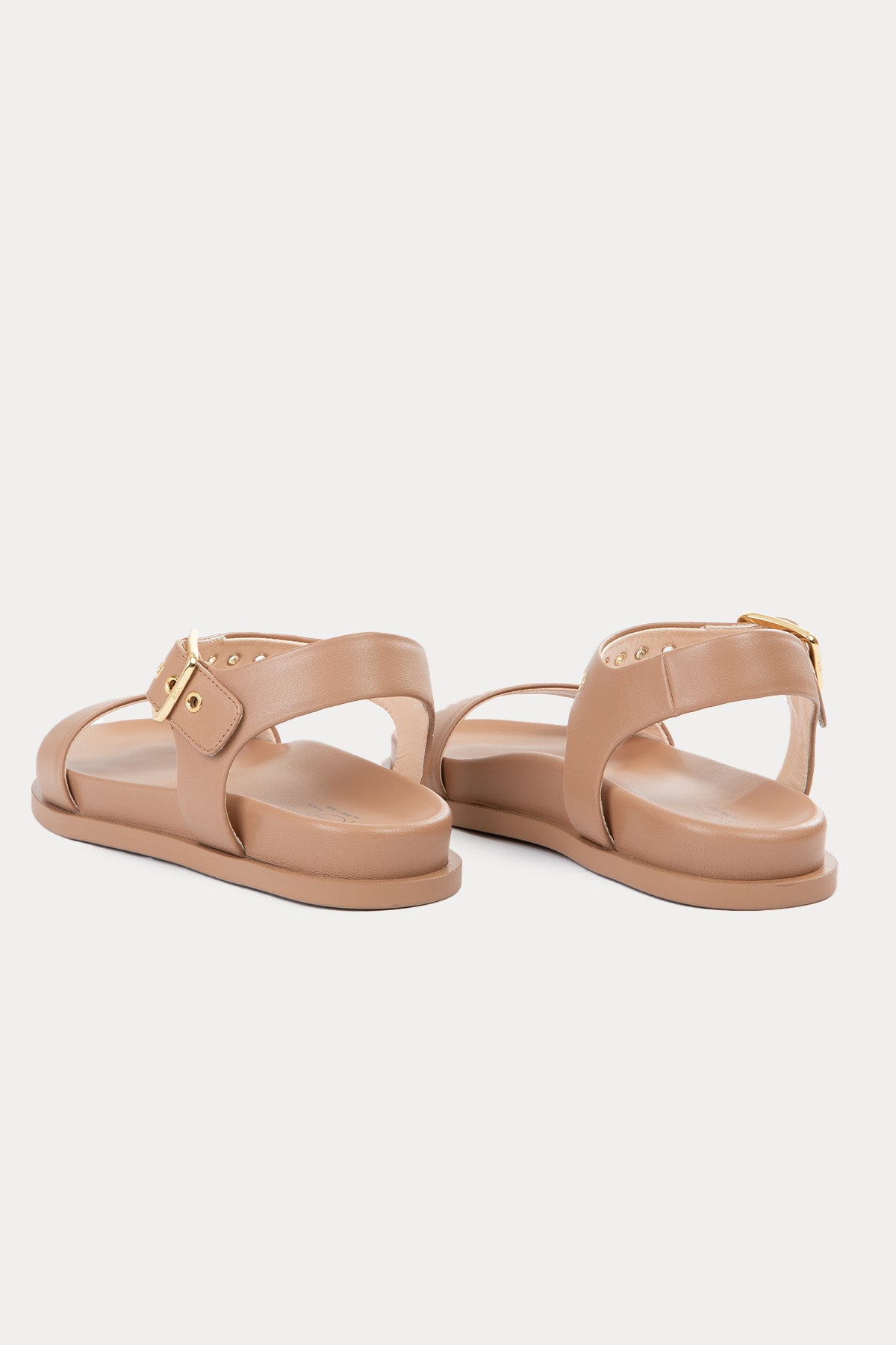 Agl Cristina Strap Metal Tokalı Deri Sandalet