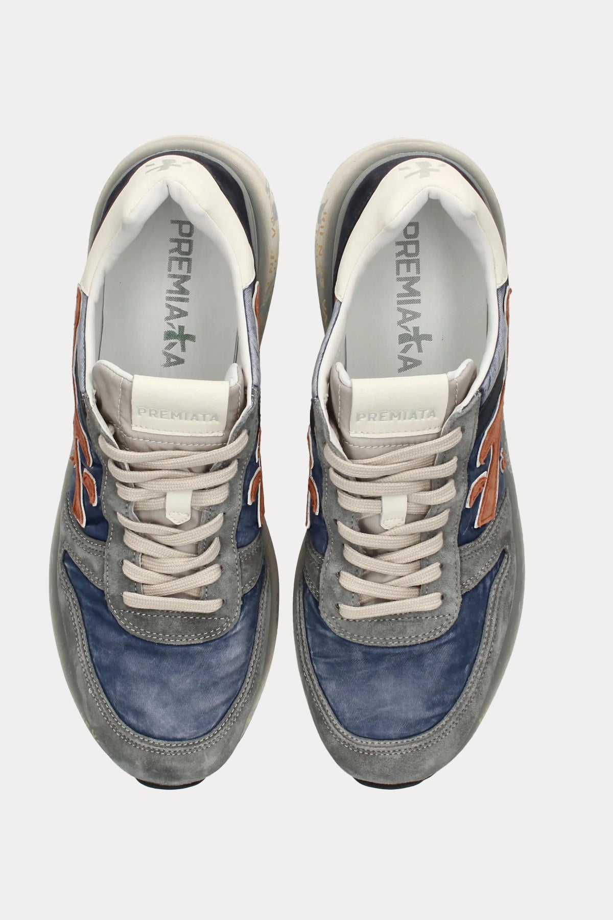 Premiata Mick Eskitmeli Süet Sneaker Ayakkabı