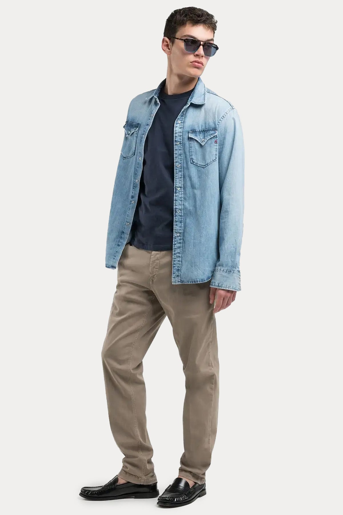 Replay Benni Hyperflex Yandan Cepli Regular Fit Pantolon