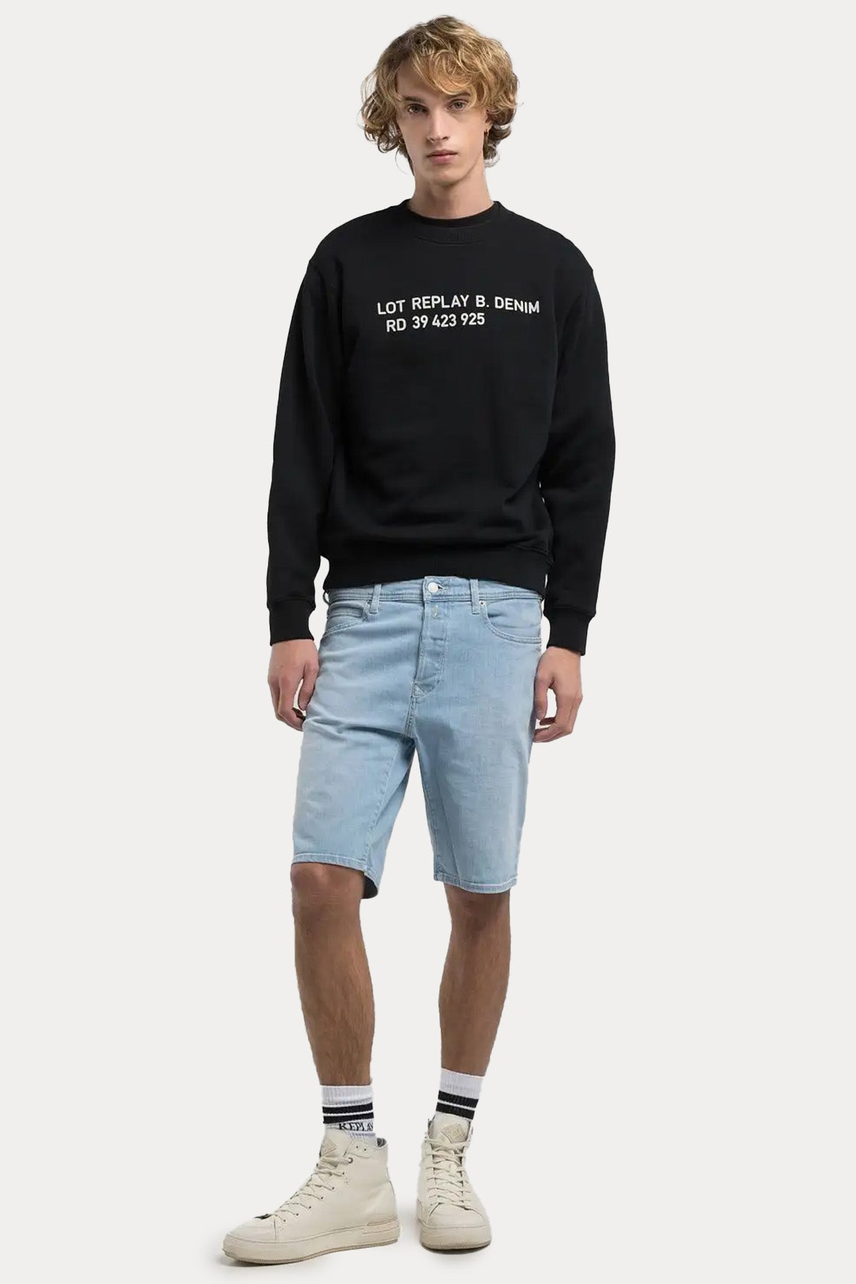 Replay RBJ 981 Tapered Fit Denim Şort