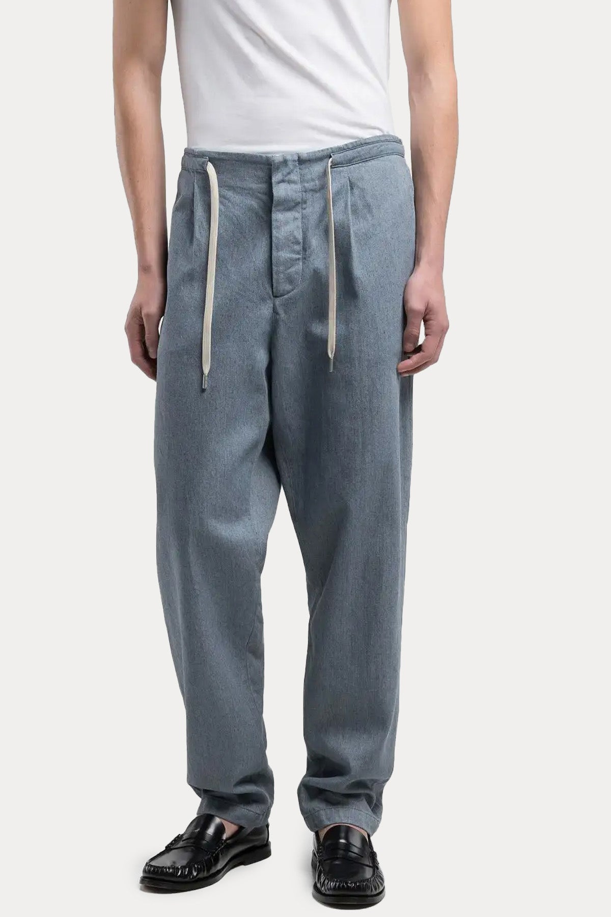 Replay Tapered Fit Beli Lastikli Tek Pile Yandan Cepli Pantolon