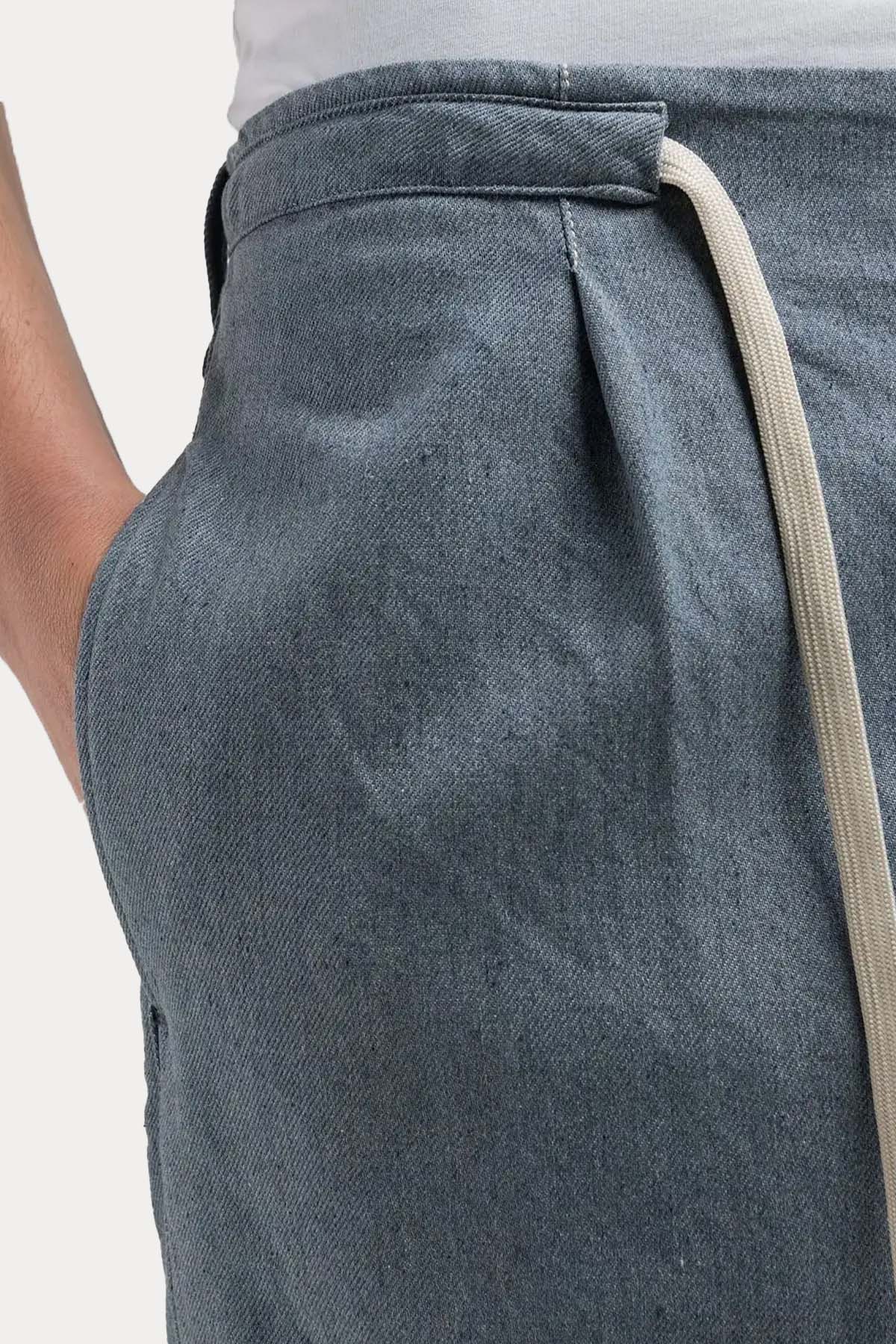 Replay Tapered Fit Beli Lastikli Tek Pile Yandan Cepli Pantolon