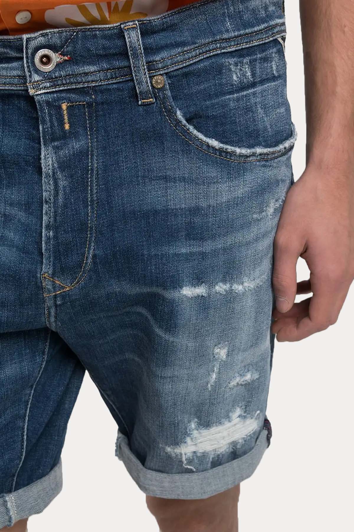 Replay RBJ 981 Tapered Fit Denim Şort-Şort-Libas