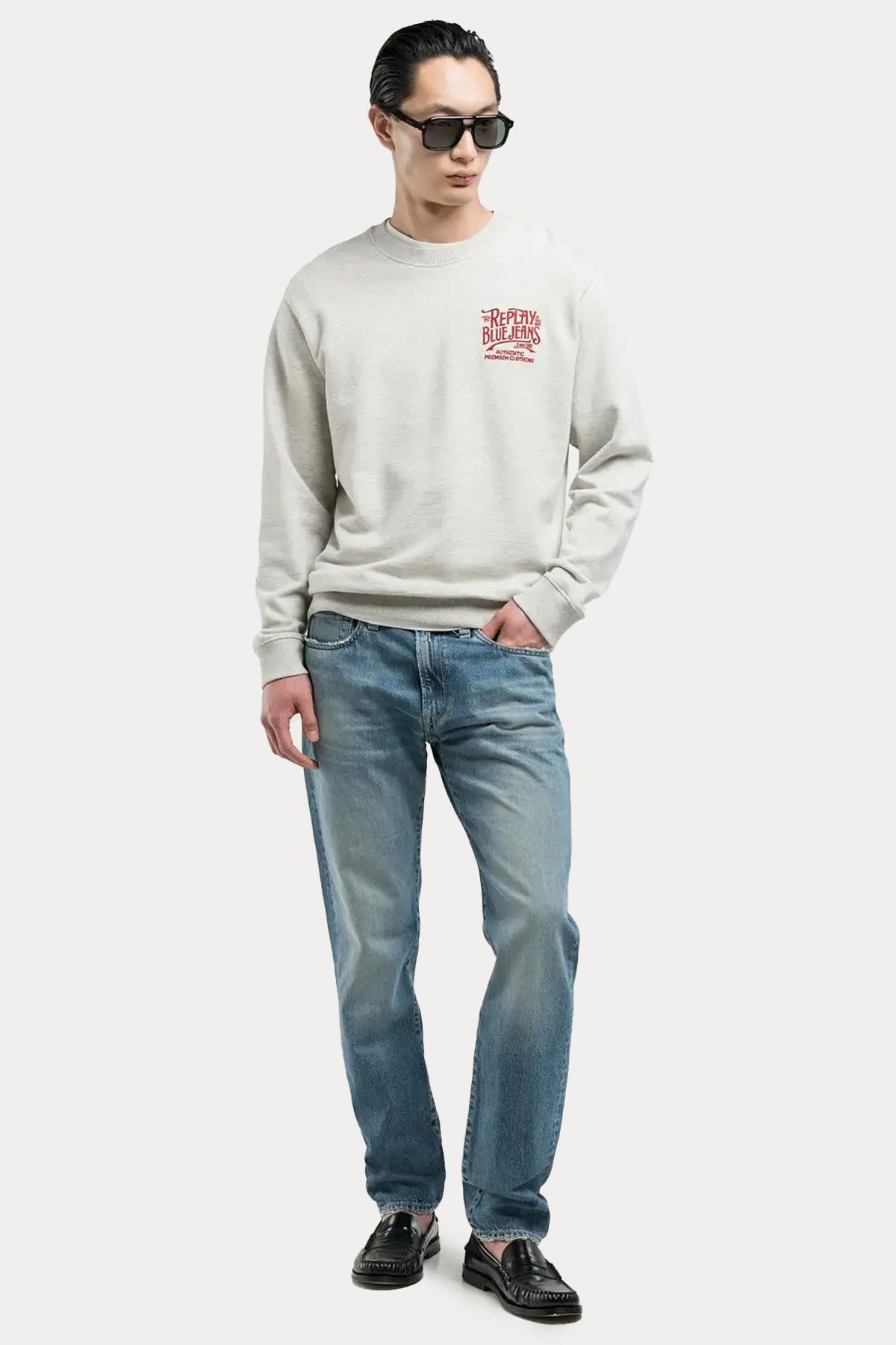 Replay Neaal Slim Fit Yıkamalı Jeans