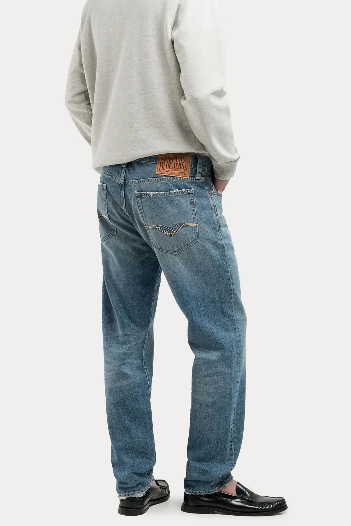 Replay Neaal Slim Fit Yıkamalı Jeans