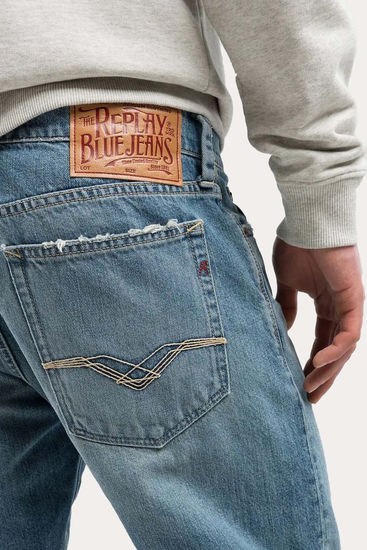 Replay Neaal Slim Fit Yıkamalı Jeans