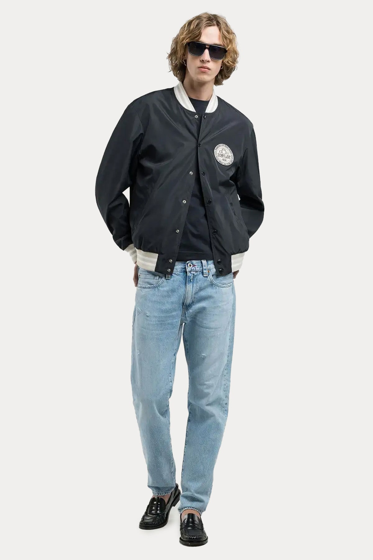 Replay Neaal Slim Fit Yıkamalı Jeans